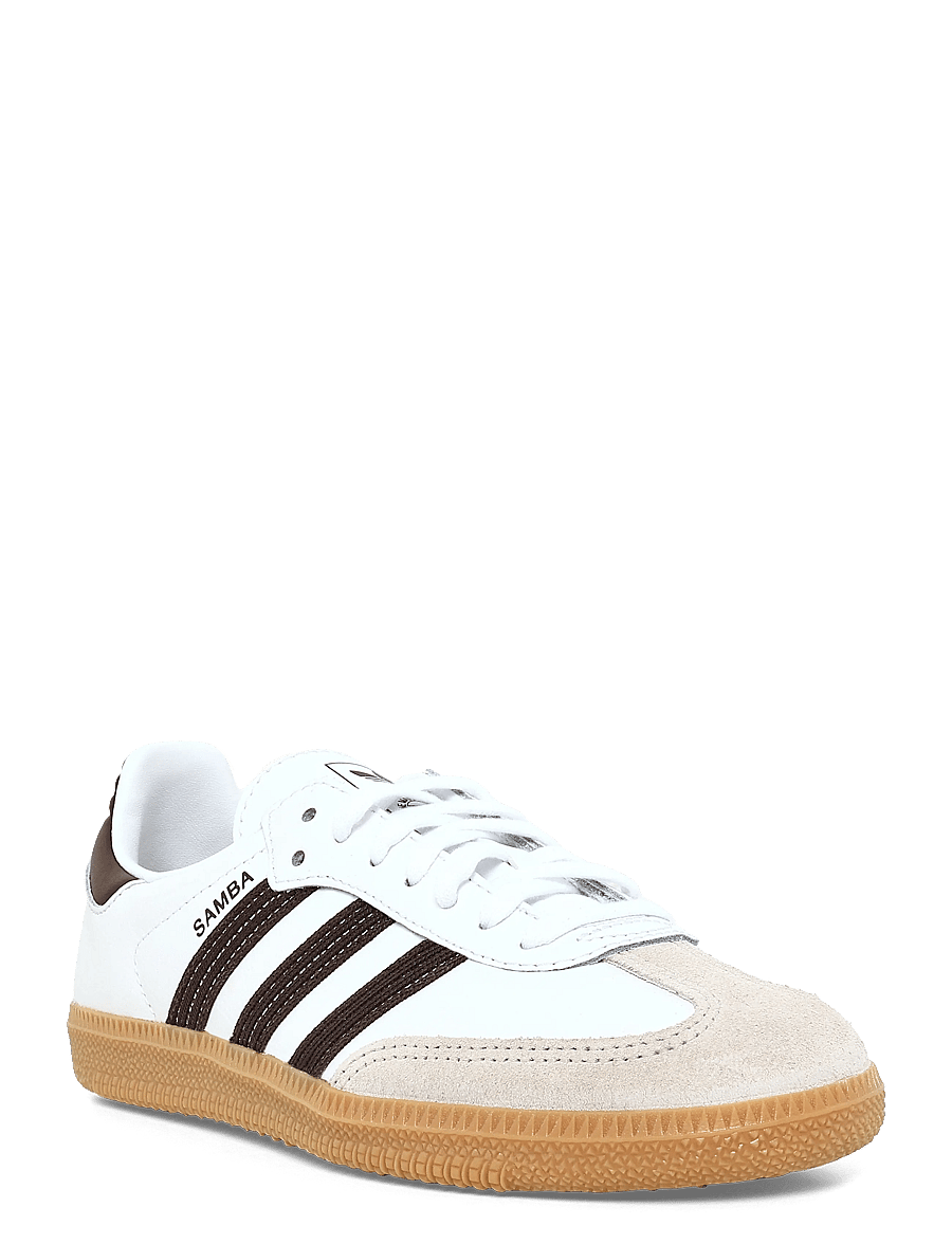 adidas Originals - SAMBA OG J - tennised - ftwwht/brown/gum3 - 0