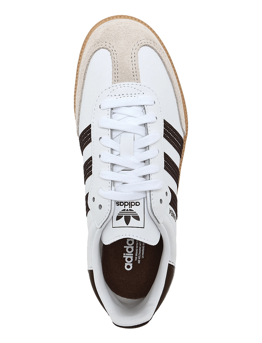adidas Originals - SAMBA OG J - tennised - ftwwht/brown/gum3 - 3