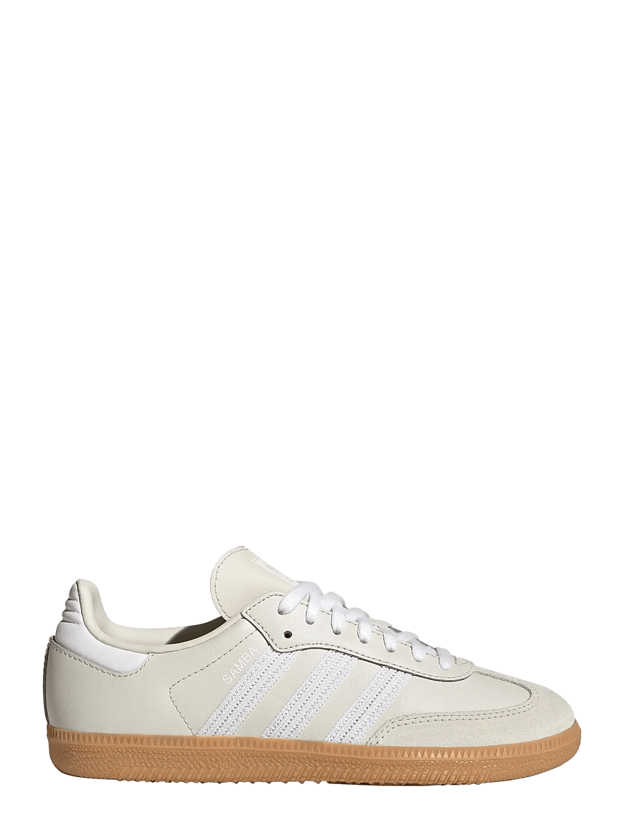 adidas Originals - SAMBA OG J - low-top sneakers - orbgry/ftwwht/gum3 - 1