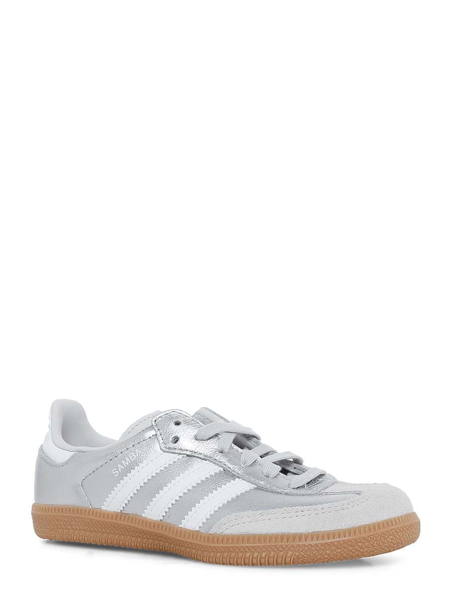 adidas Originals - SAMBA OG C - niedriger schnitt - silvmt/ftwwht/gum2 - 0