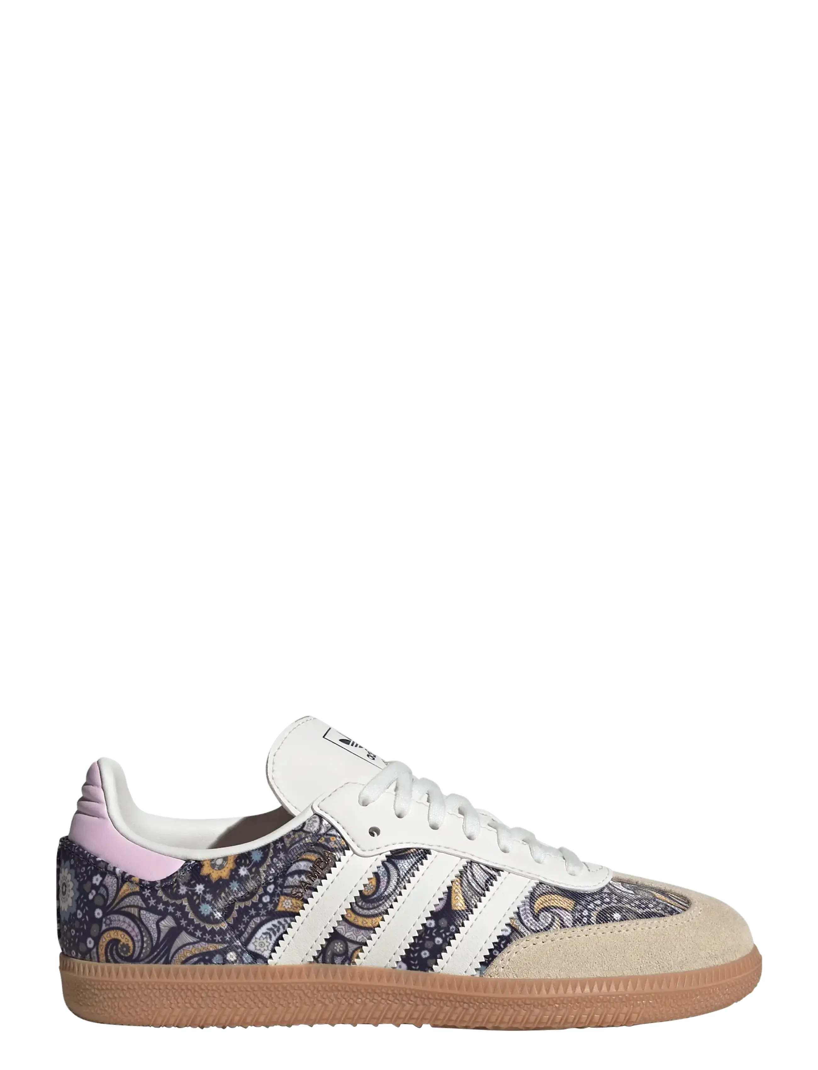adidas Originals - SAMBA OG J - lave sneakers - cwhite/orcfus/gum2 - 1