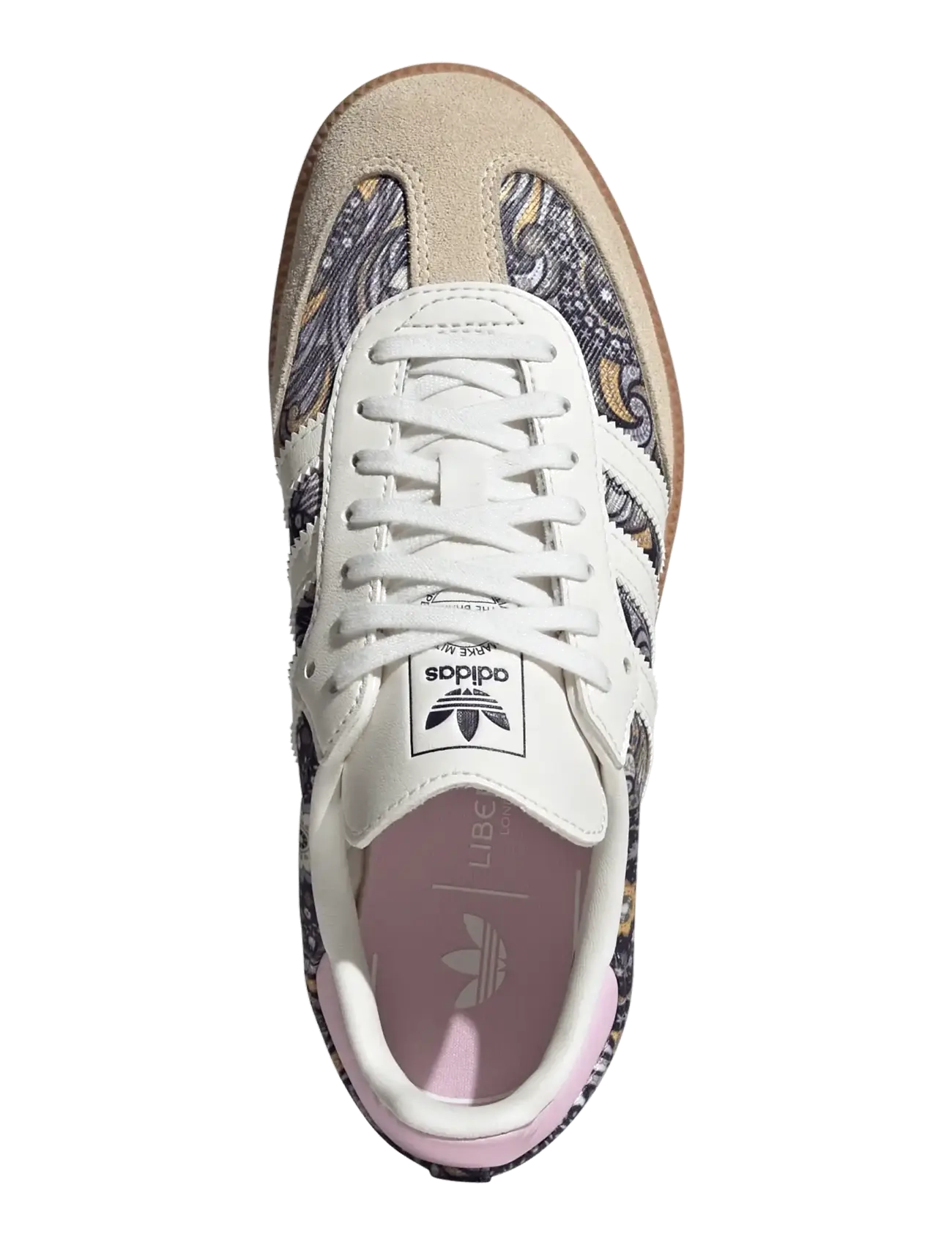 adidas Originals - SAMBA OG J - lave sneakers - cwhite/orcfus/gum2 - 4