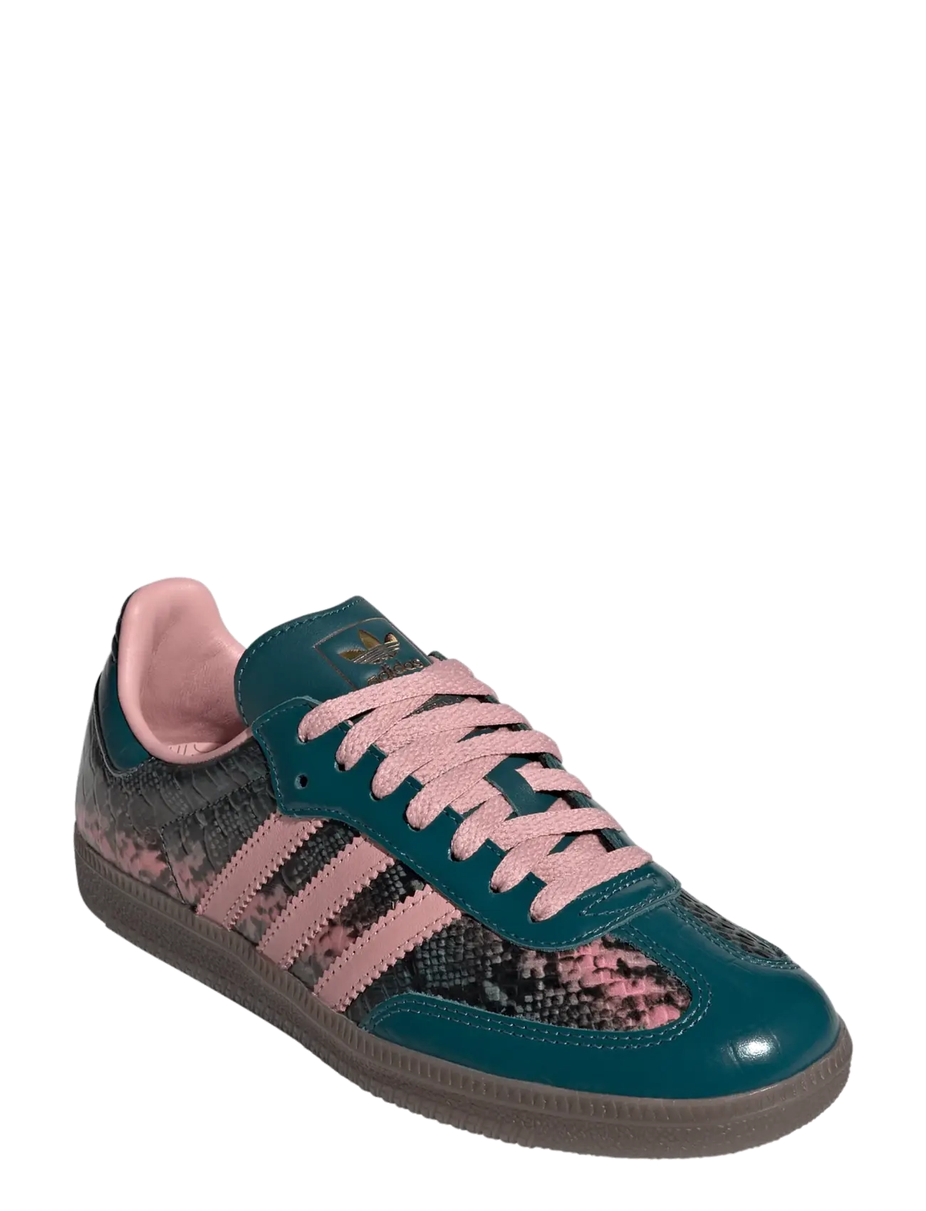 adidas Originals Samba Og W, Kvinder, Samba Slangeskindsprint Sneakers, Grøn, Str: 39 1/3