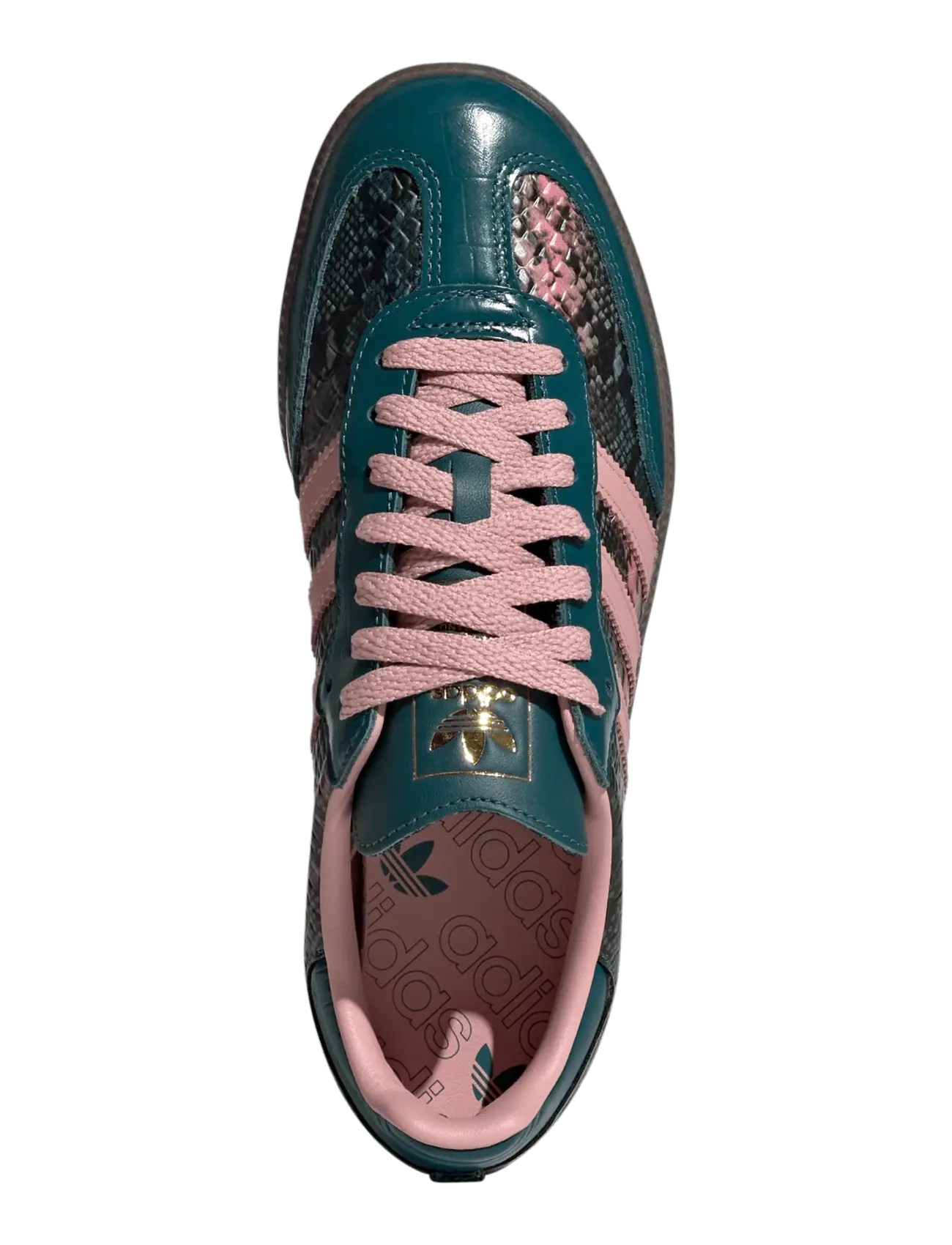 adidas Originals - SAMBA OG W - lave sneakers - ricgrn/wonmau/goldmt - 4
