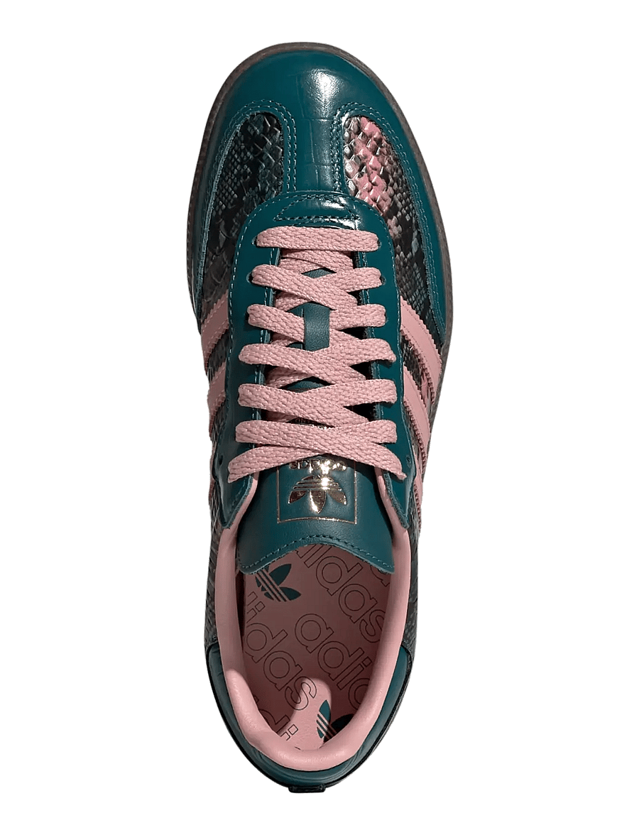 adidas Originals - SAMBA OG W - låga sneakers - ricgrn/wonmau/goldmt - 4