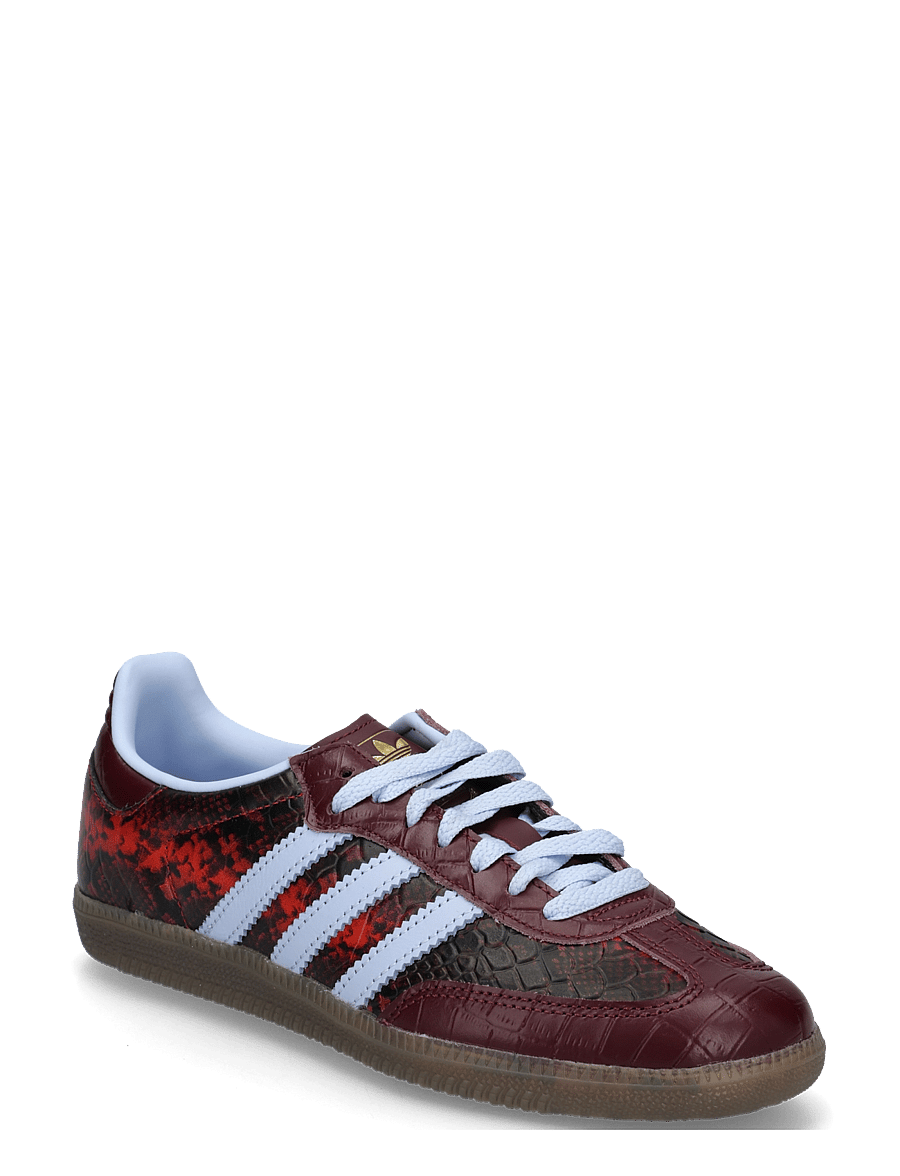 adidas Originals - SAMBA OG W - tennised - maroon/bludaw/goldmt - 0