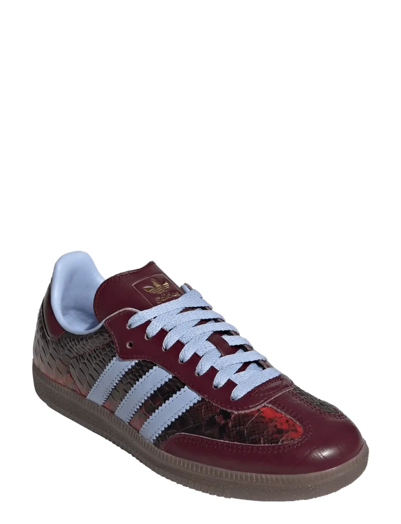 adidas Originals SAMBA OG W - Tennised - MAROON/BLUDAW/GOLDMT / burgundy