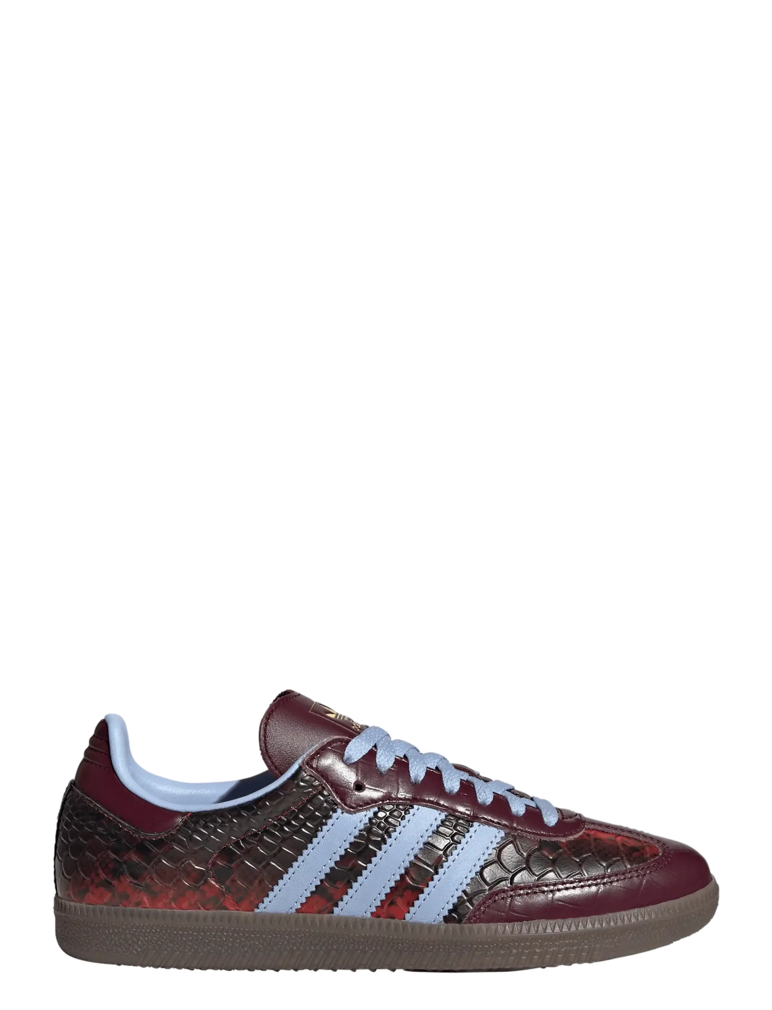 adidas Originals - SAMBA OG W - sügisene kokkuhoid - maroon/bludaw/goldmt - 1