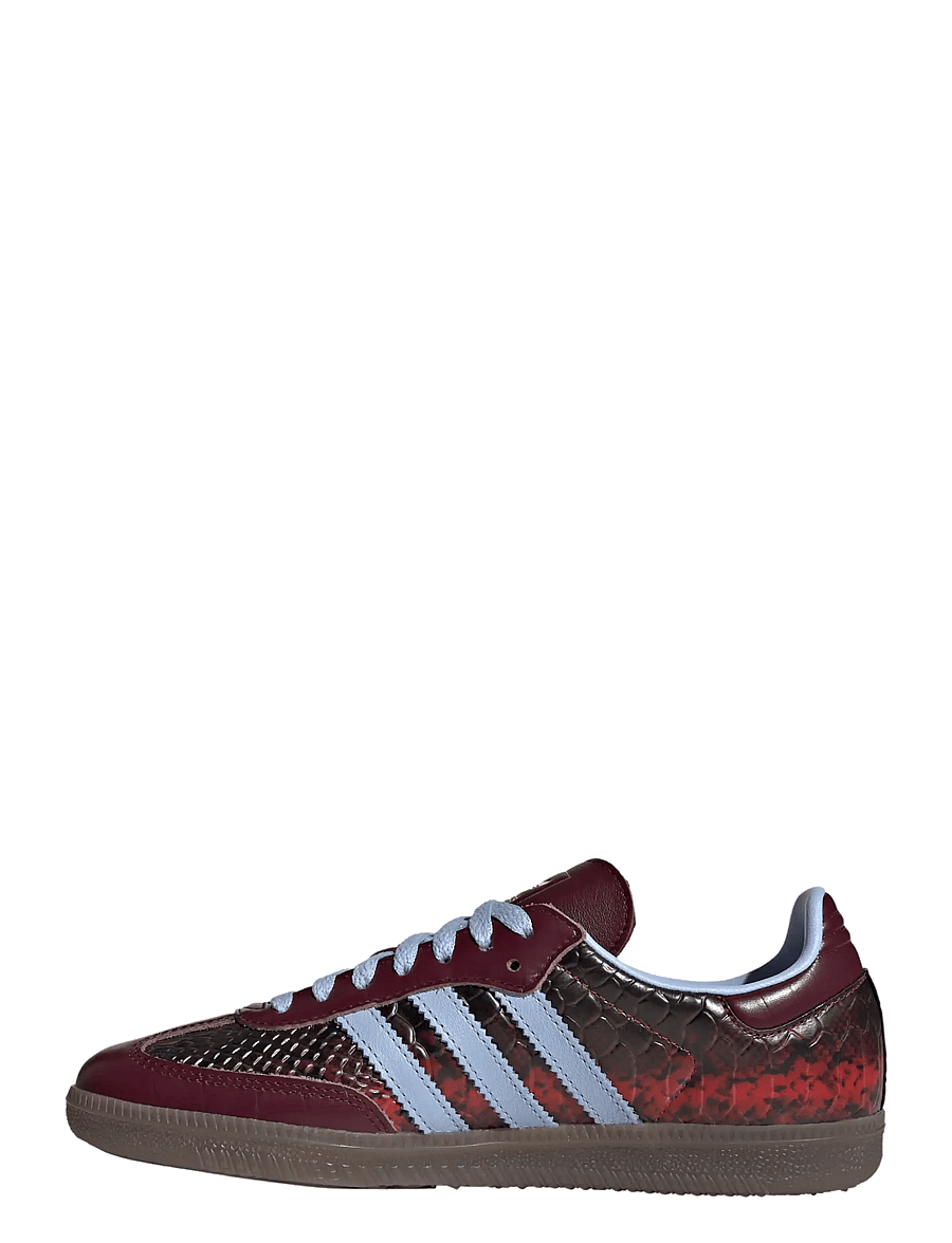 adidas Originals - SAMBA OG W - lave sneakers - maroon/bludaw/goldmt - 2