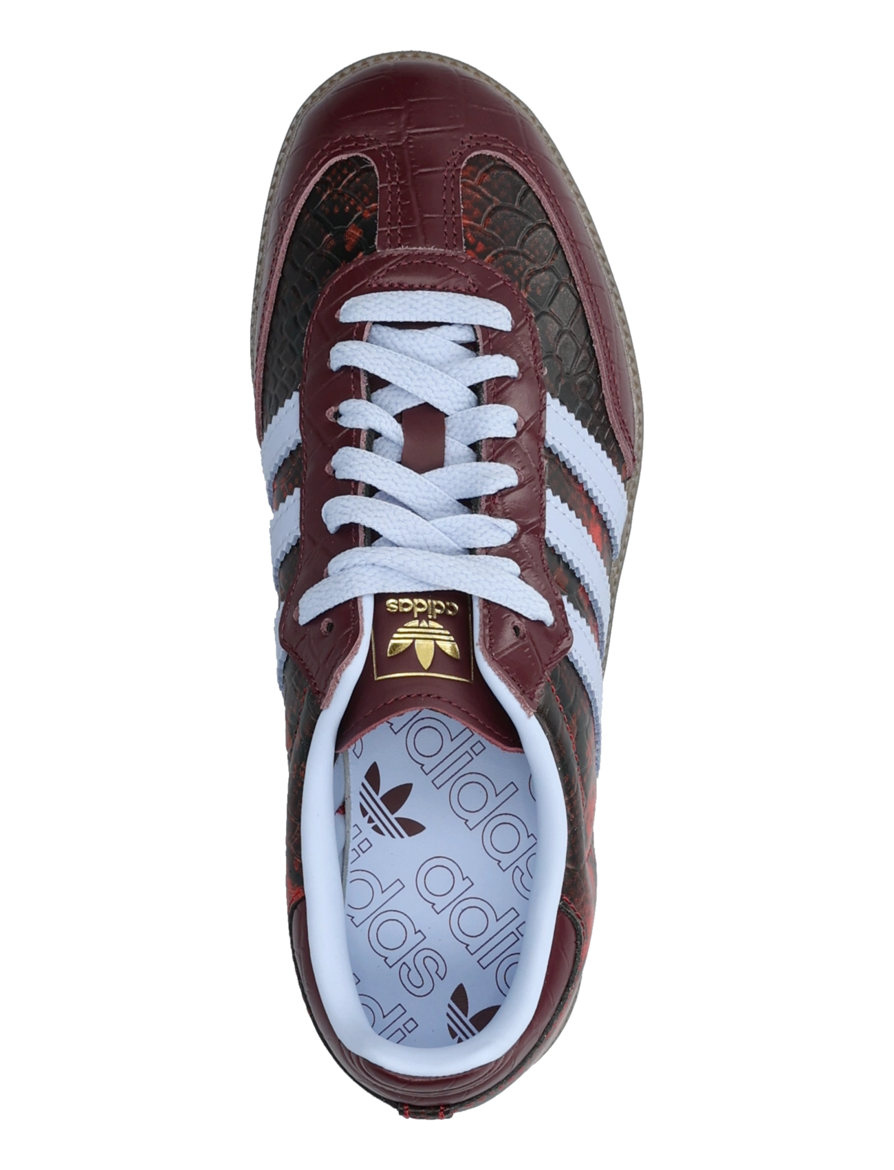adidas Originals - SAMBA OG W - tennised - maroon/bludaw/goldmt - 3