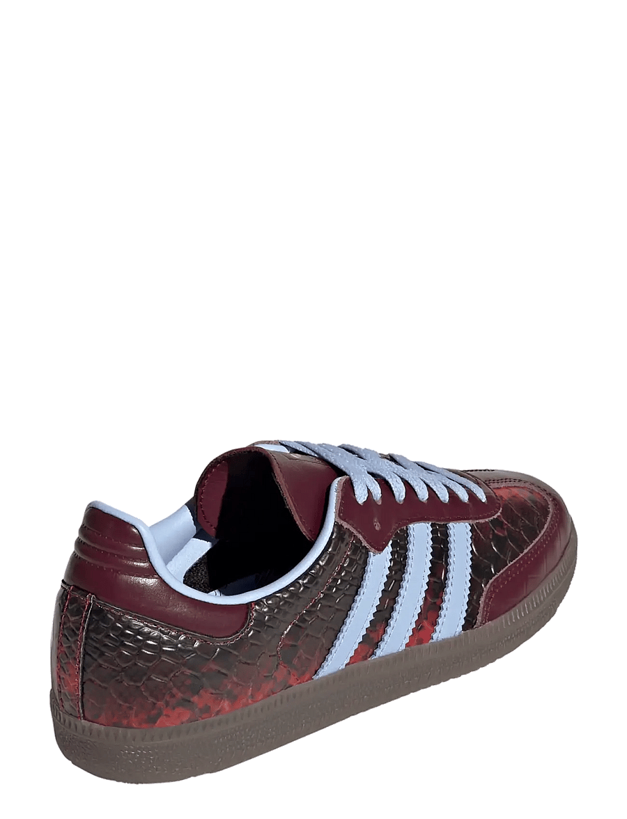 adidas Originals - SAMBA OG W - lave sneakers - maroon/bludaw/goldmt - 3