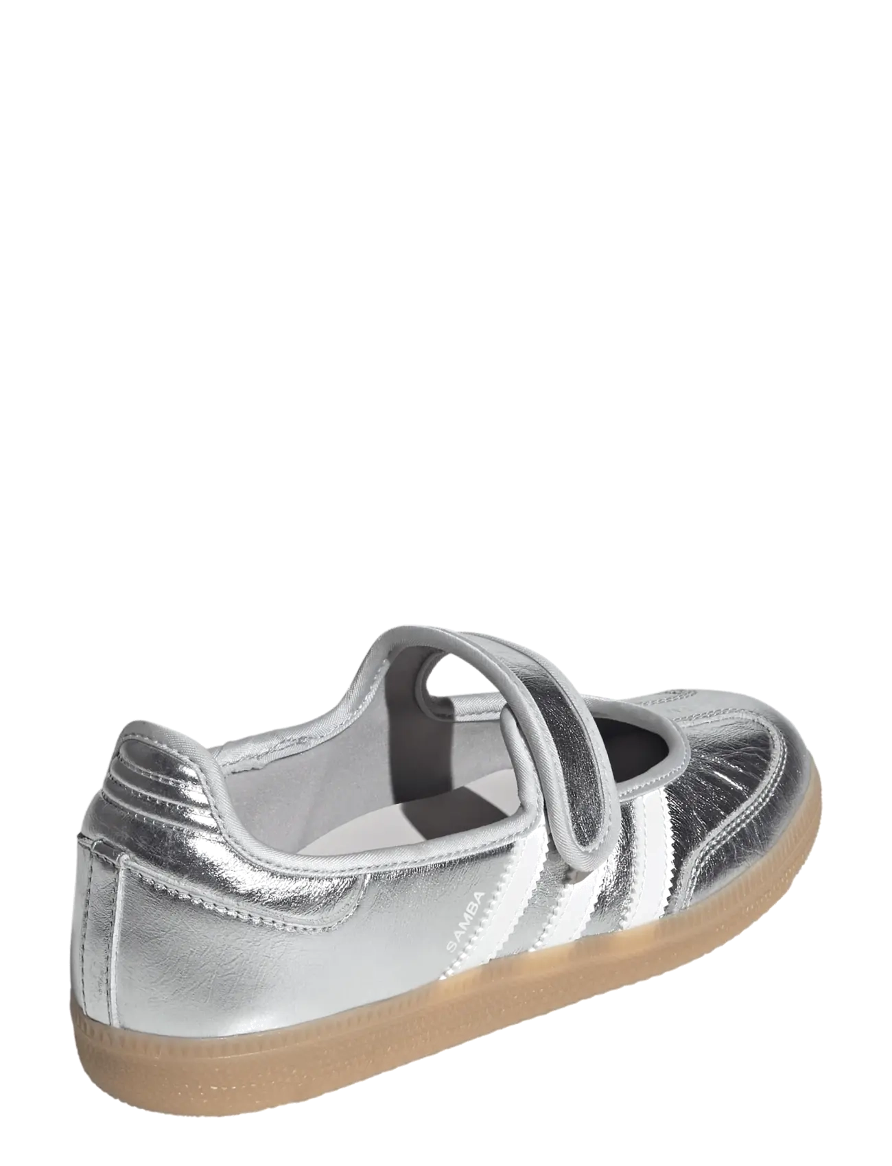 adidas Originals - SAMBA JANE W - slip-on sneakers - silvmt/owhite/gum4 - 2