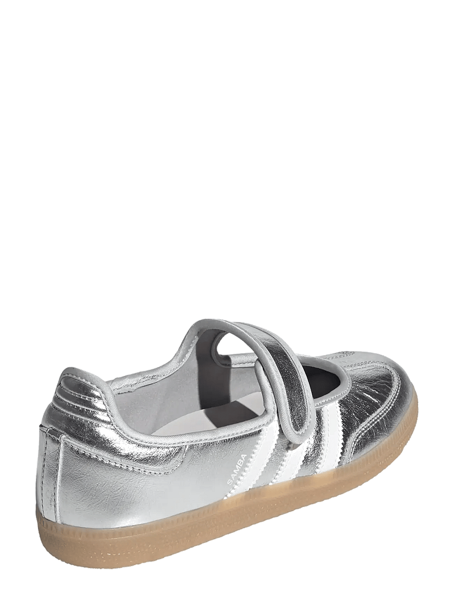 adidas Originals - SAMBA JANE W - slip-on sneakers - silvmt/owhite/gum4 - 2