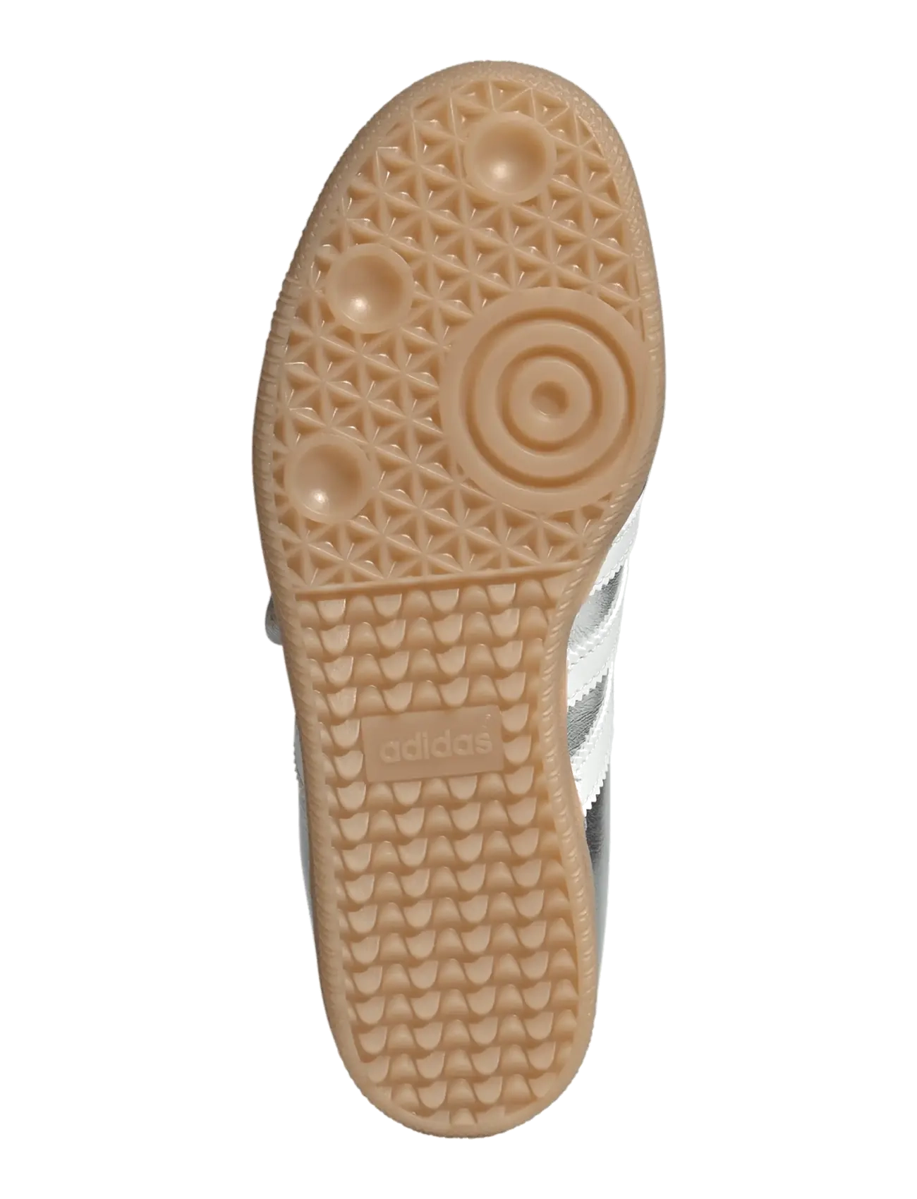 adidas Originals - SAMBA JANE W - slip-on sneakers - silvmt/owhite/gum4 - 4