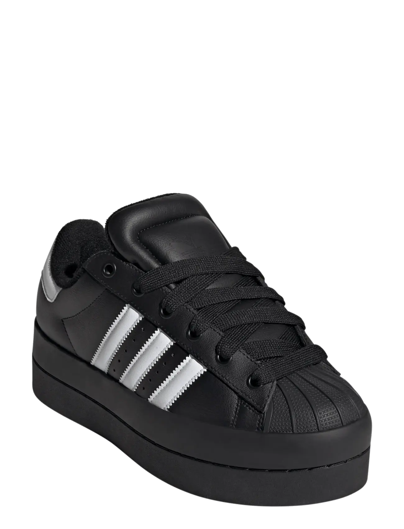 adidas Originals SUPERSTAR STACK W - Shoes - CBLACK/FTWWHT/CBLACK / black