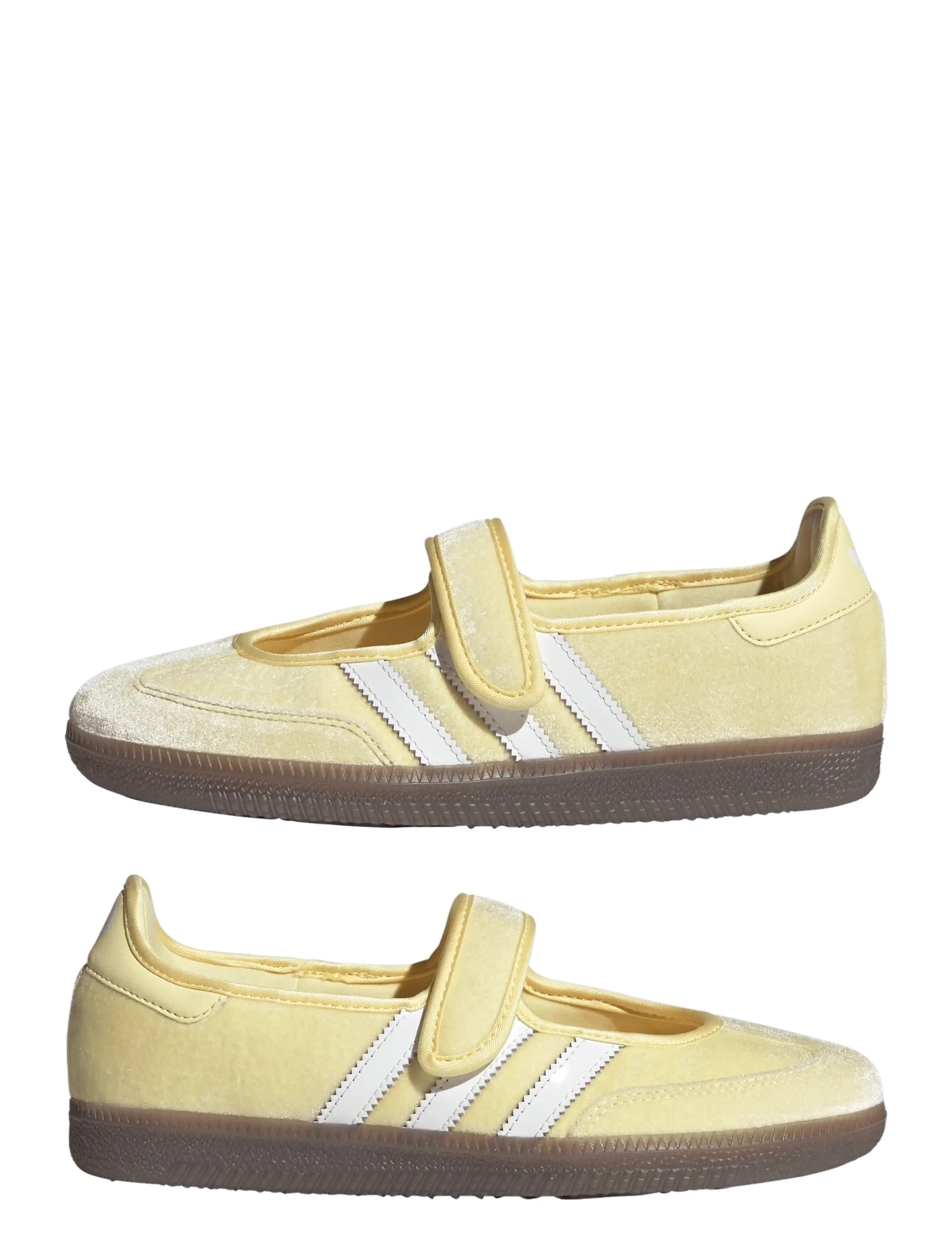 adidas Originals - SAMBA JANE W - low top sneakers - almyel/ftwwht/gum5 - 3