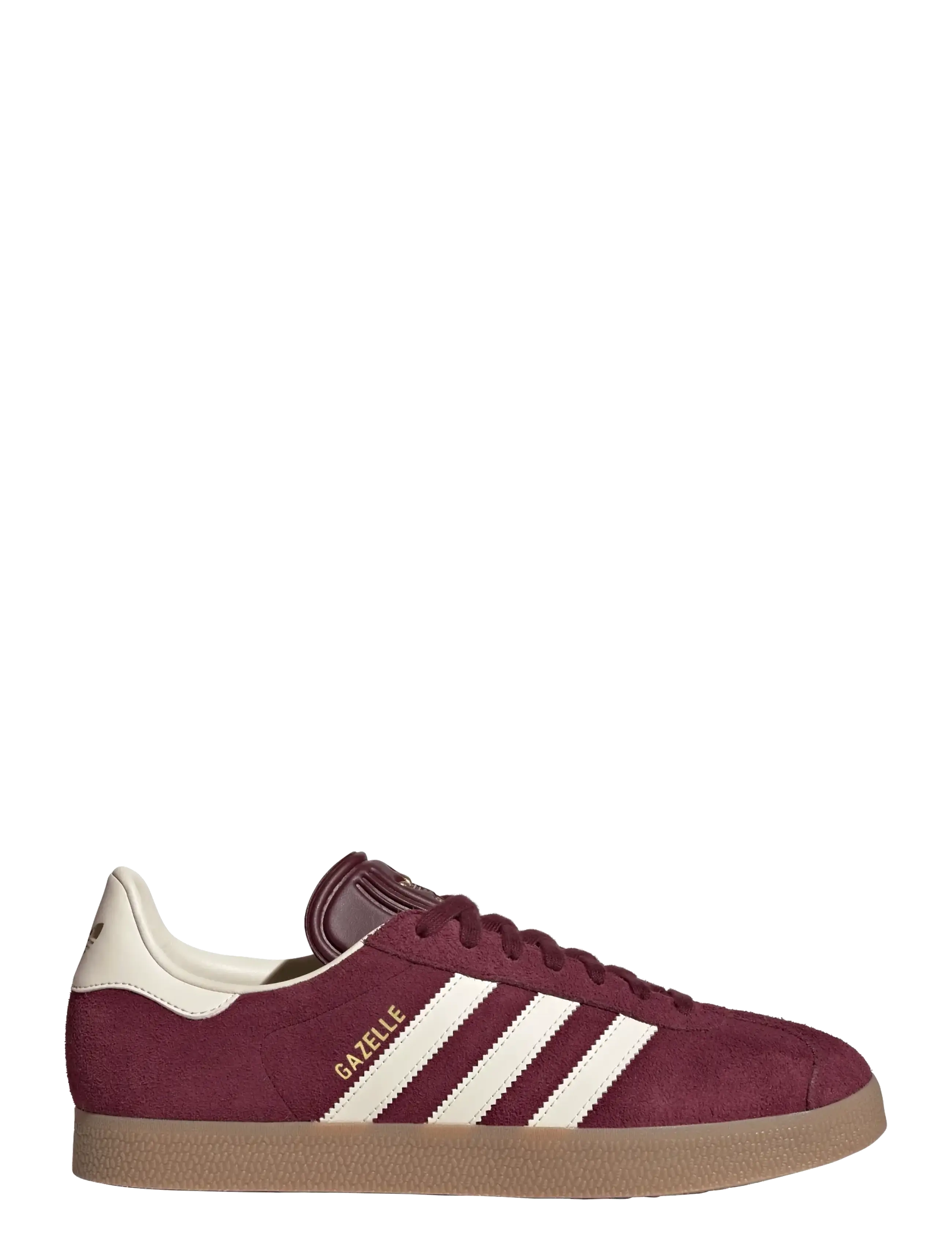 adidas Originals - GAZELLE - lave sneakers - maroon/crewht/gum4 - 1