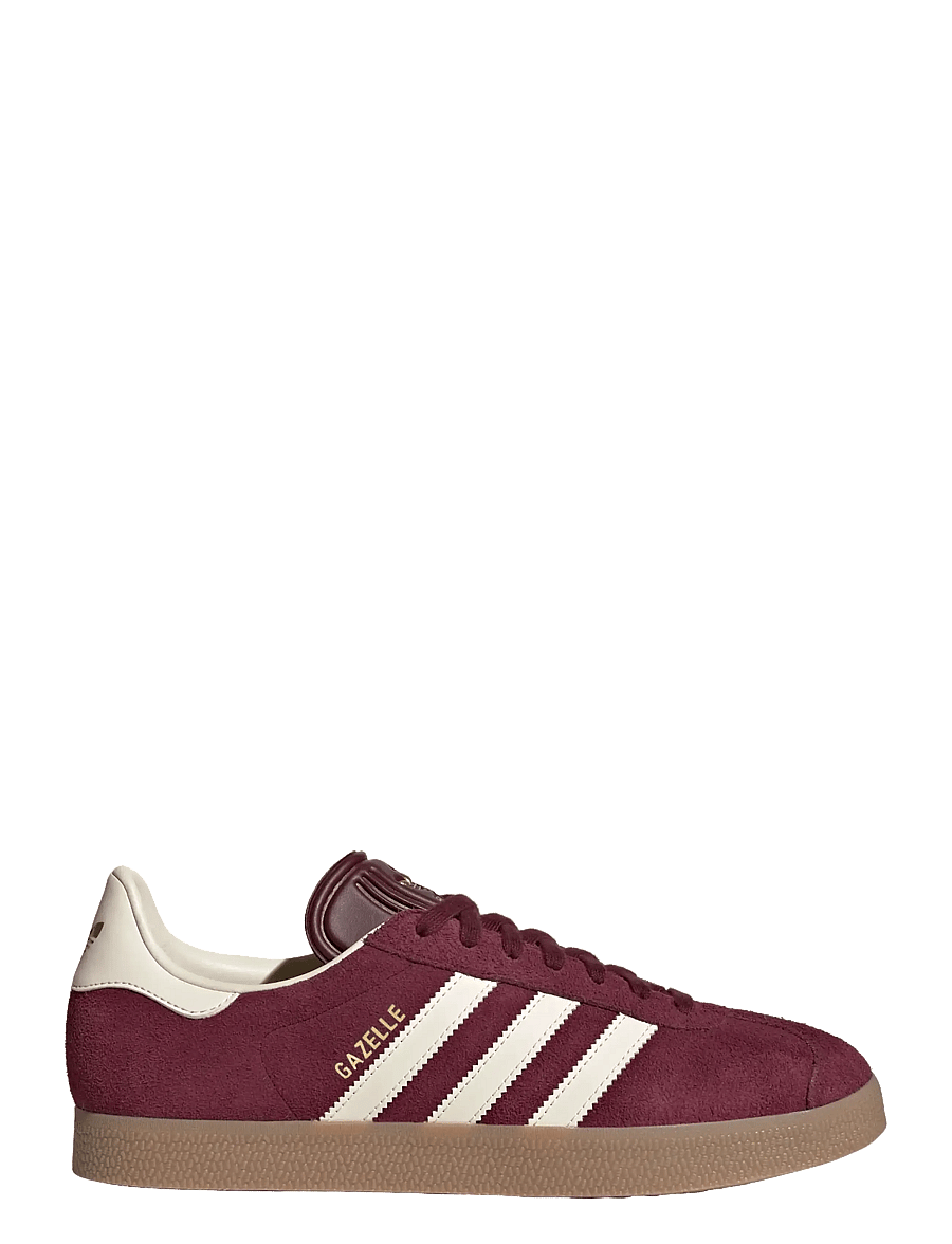 adidas Originals - GAZELLE - niedriger schnitt - maroon/crewht/gum4 - 1