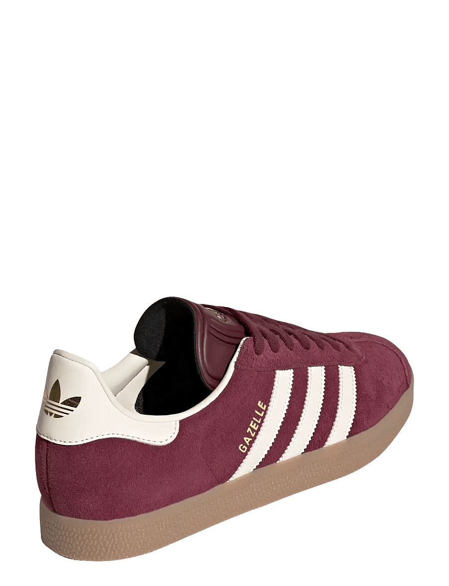 adidas Originals - GAZELLE - niedriger schnitt - maroon/crewht/gum4 - 3