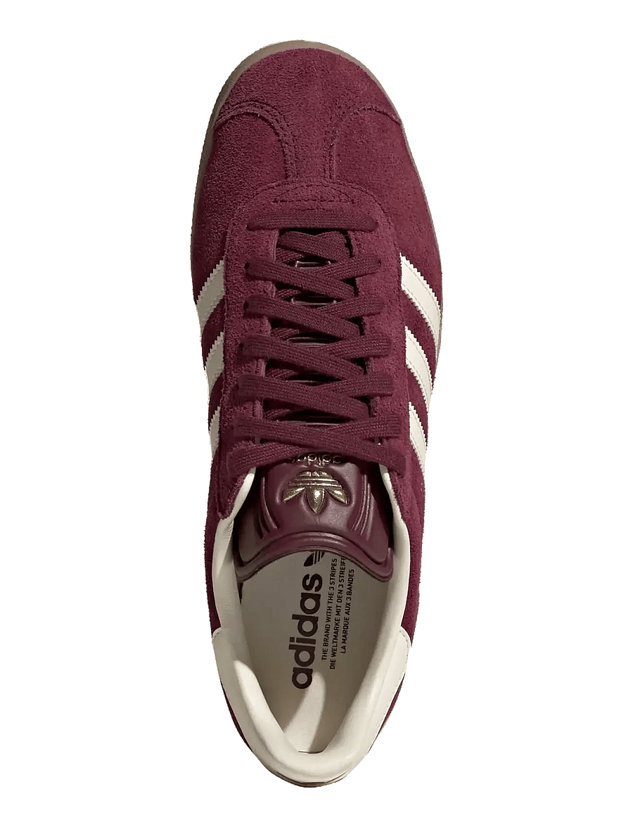 adidas Originals - GAZELLE - niedriger schnitt - maroon/crewht/gum4 - 4