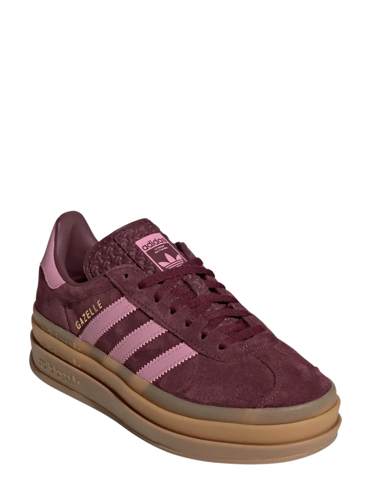 adidas Originals Gazelle Bold J, Børn, Plateau Sneakers, Bordeaux, Str: 36