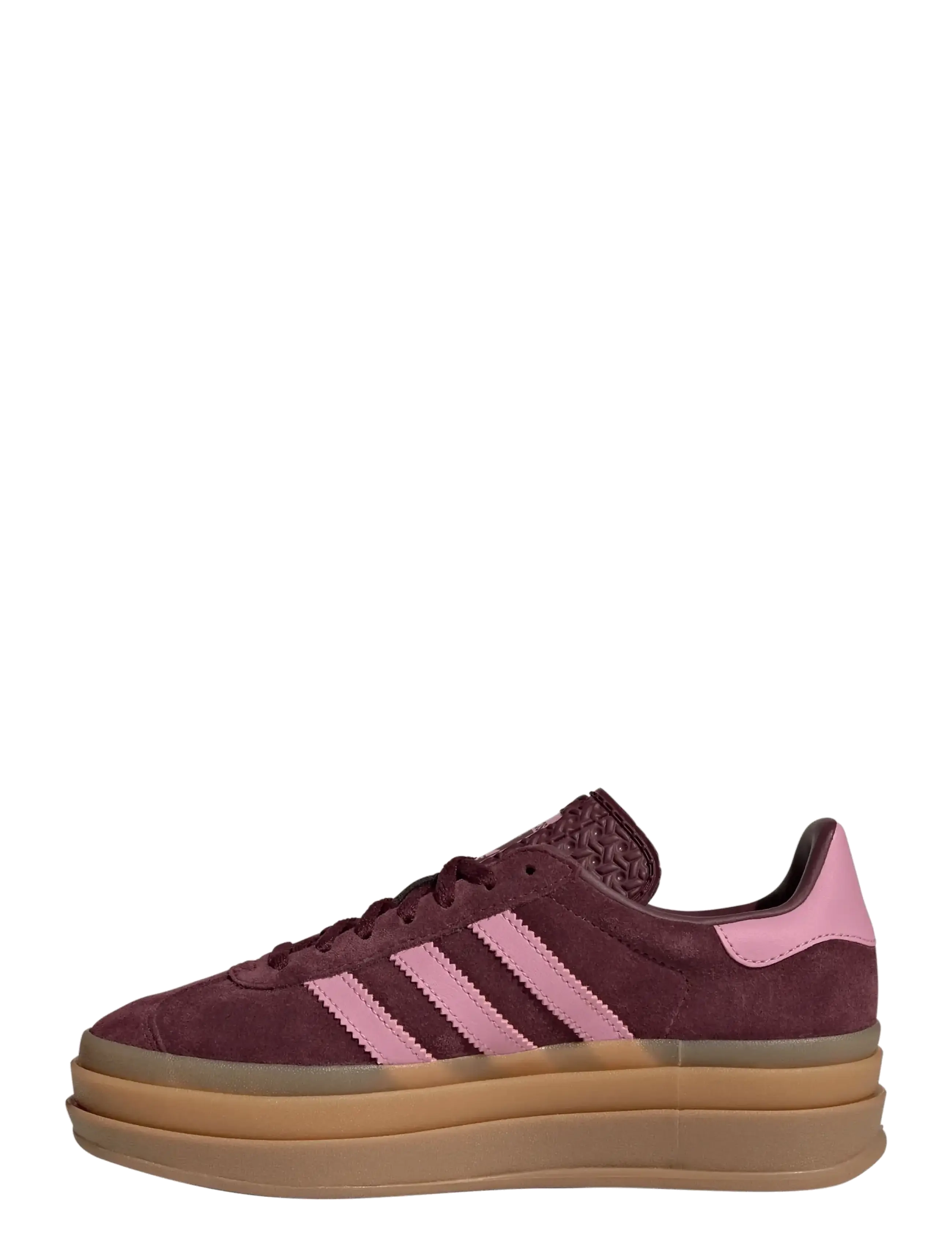 adidas Originals - GAZELLE BOLD J - lave sneakers - maroon/sttrbl/goldmt - 2