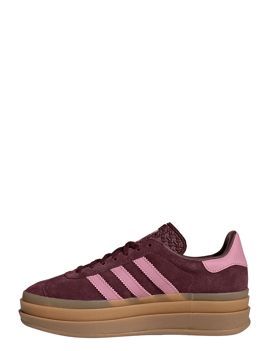 adidas Originals - GAZELLE BOLD J - lave sneakers - maroon/sttrbl/goldmt - 2