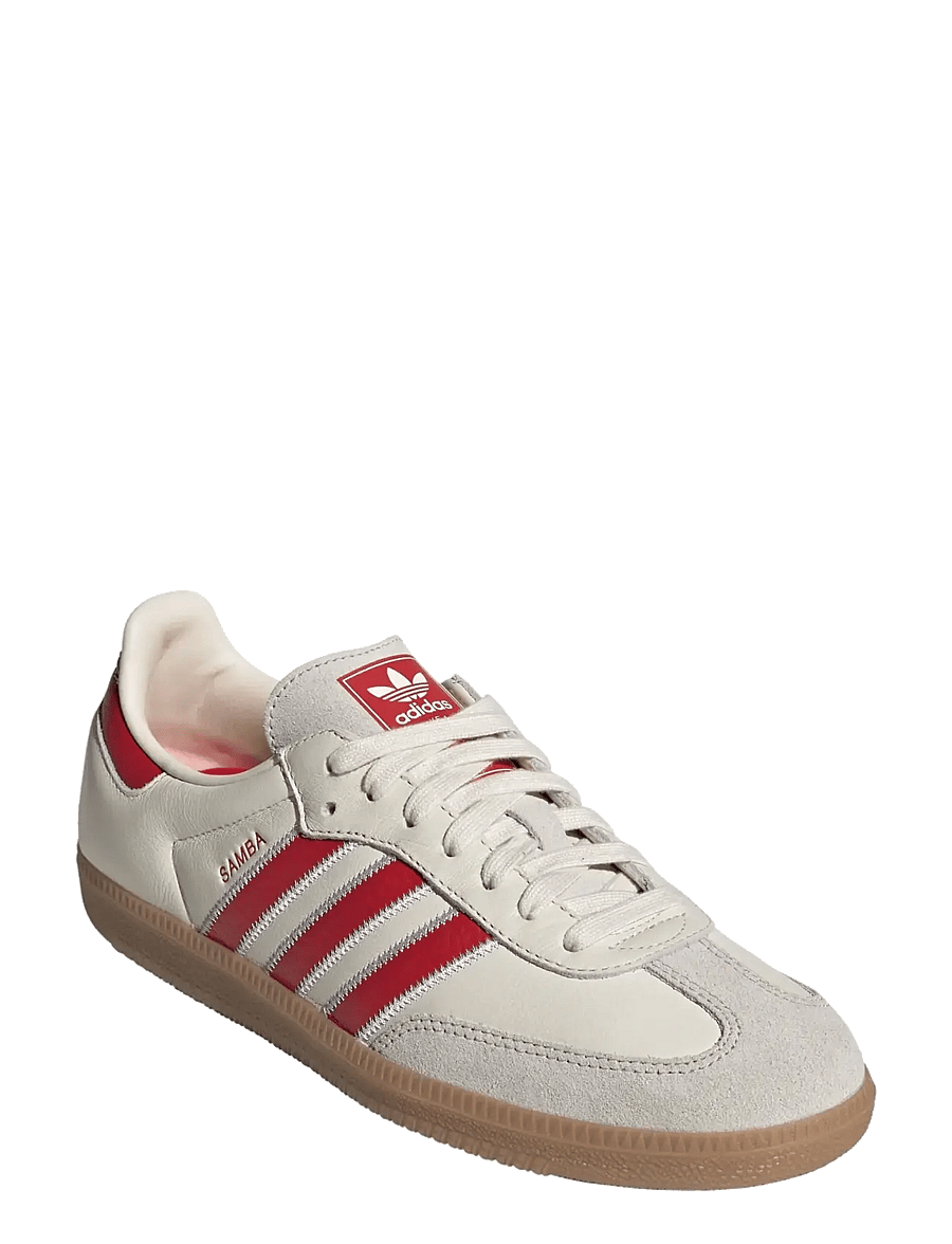 adidas Originals - SAMBA OG - niedriger schnitt - owhite/betsca/gum4 - 0