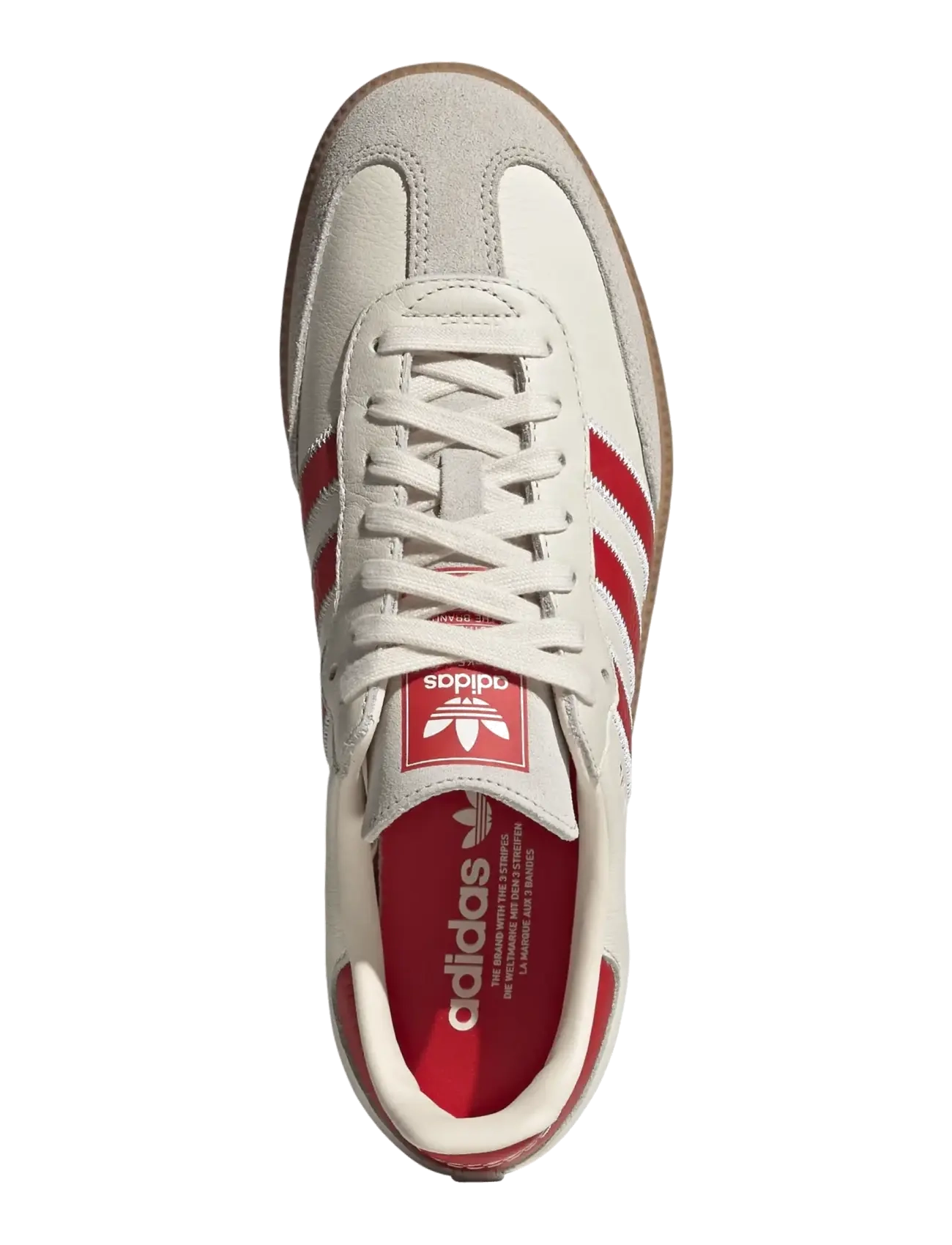 adidas Originals - SAMBA OG - niedriger schnitt - owhite/betsca/gum4 - 4