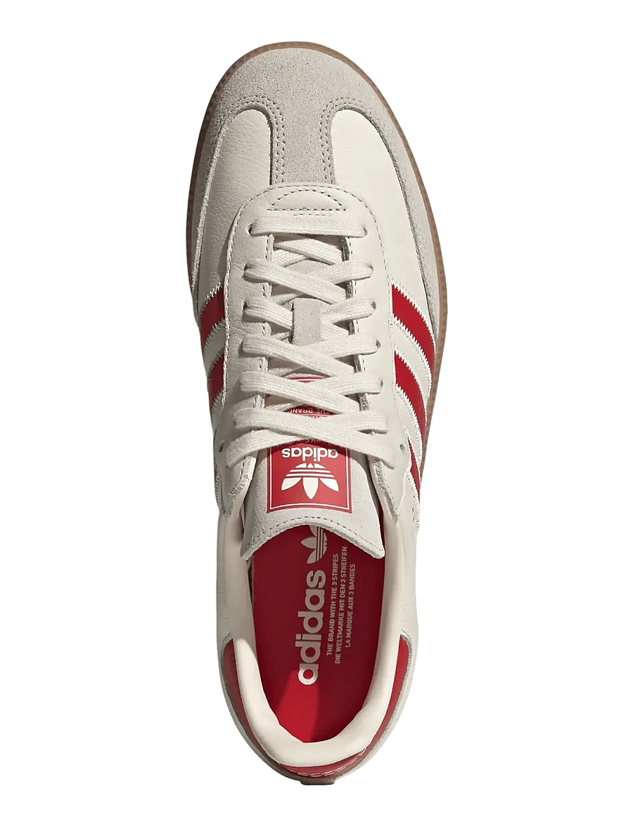 adidas Originals - SAMBA OG - niedriger schnitt - owhite/betsca/gum4 - 4