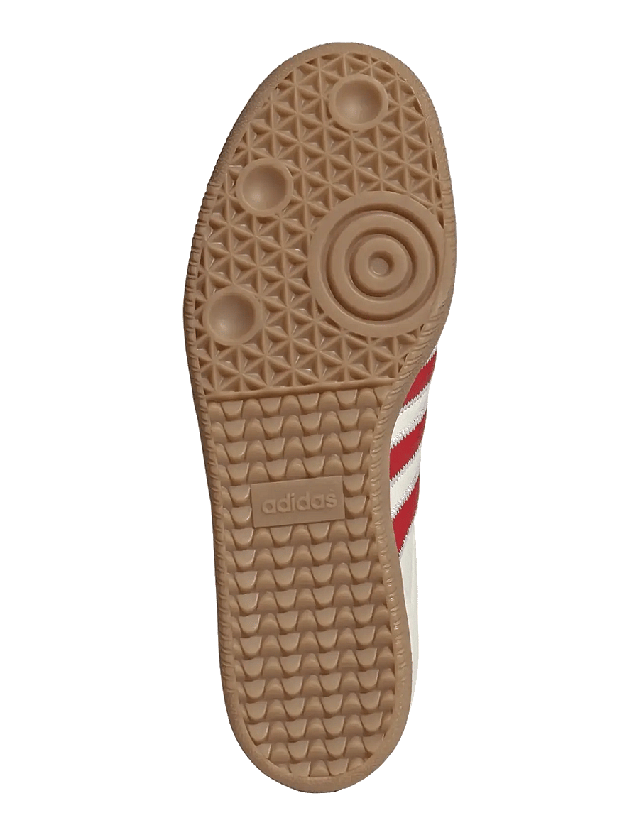 adidas Originals - SAMBA OG - niedriger schnitt - owhite/betsca/gum4 - 5