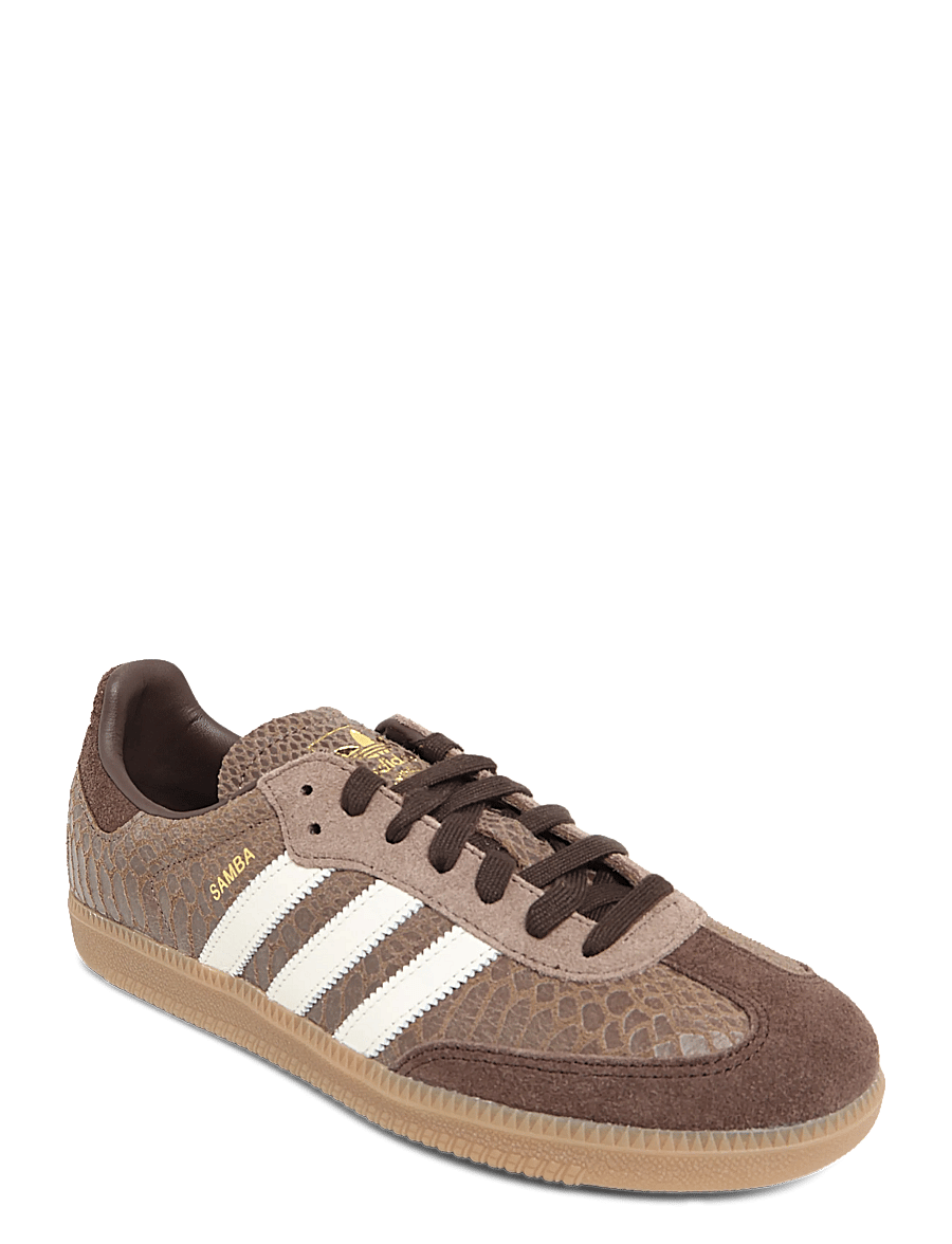 adidas Originals - SAMBA OG - low top sneakers - earstr/owhite/gum4 - 0
