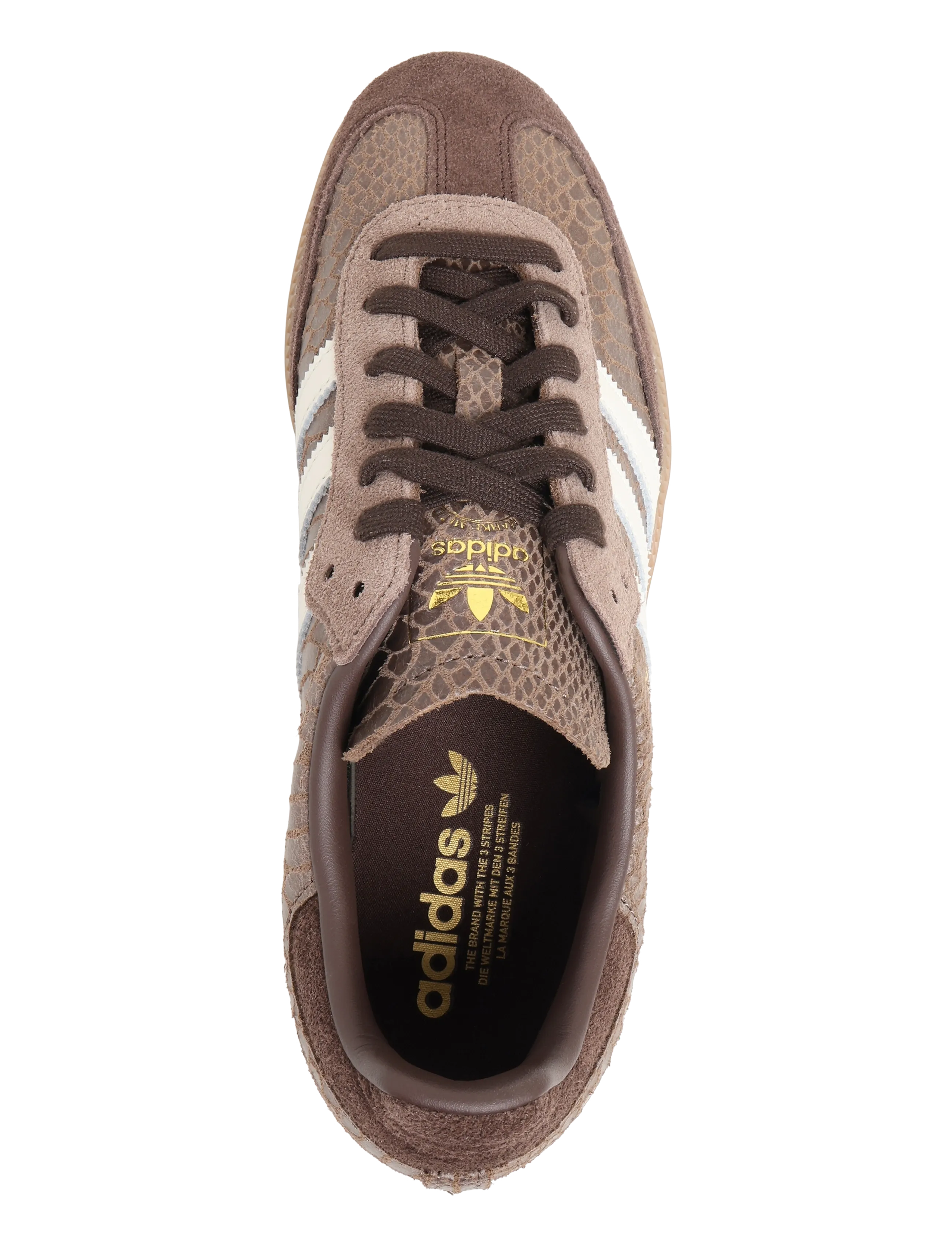 adidas Originals - SAMBA OG - låga sneakers - earstr/owhite/gum4 - 3