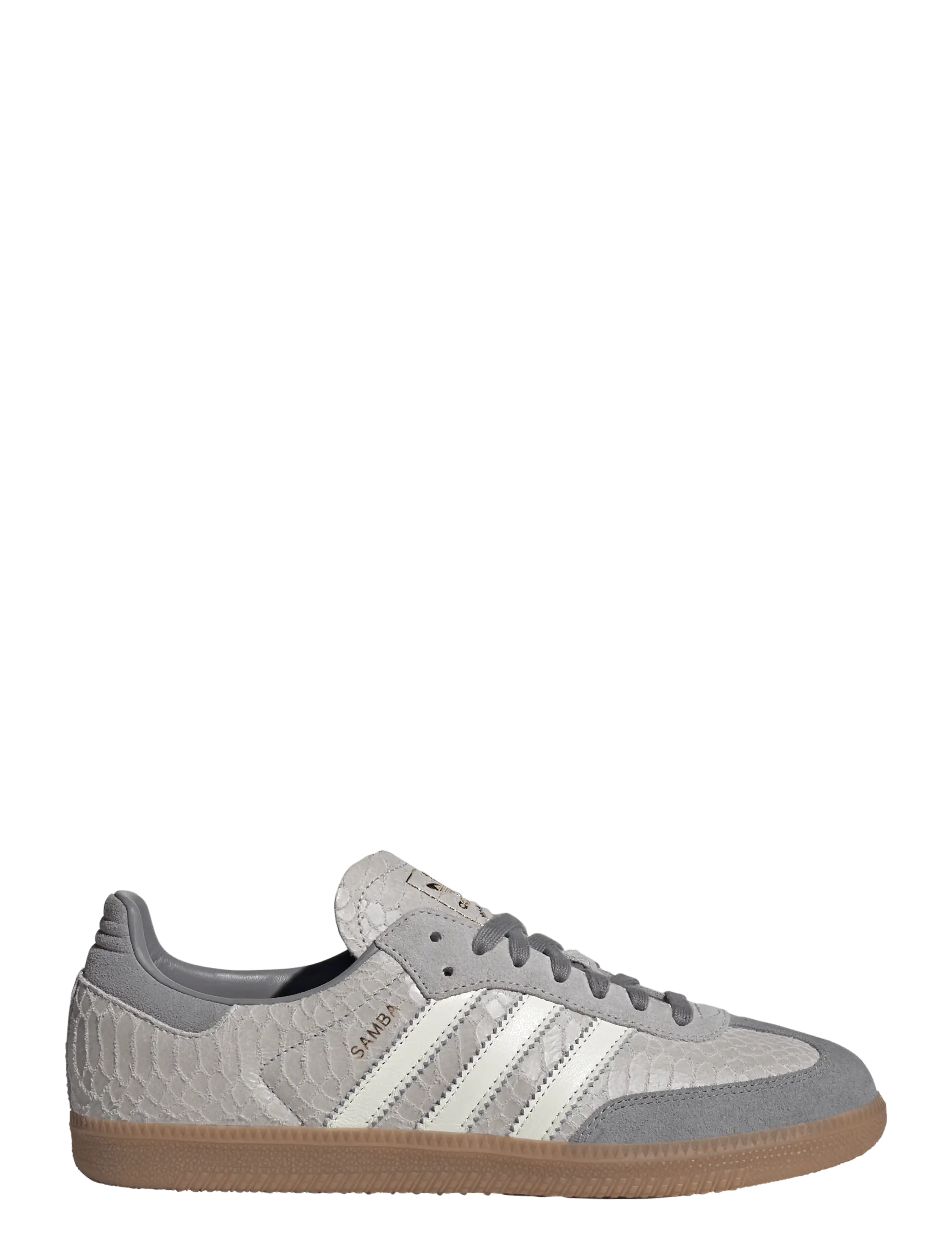 adidas Originals - SAMBA OG - low top sneakers - gretwo/owhite/gum4 - 1