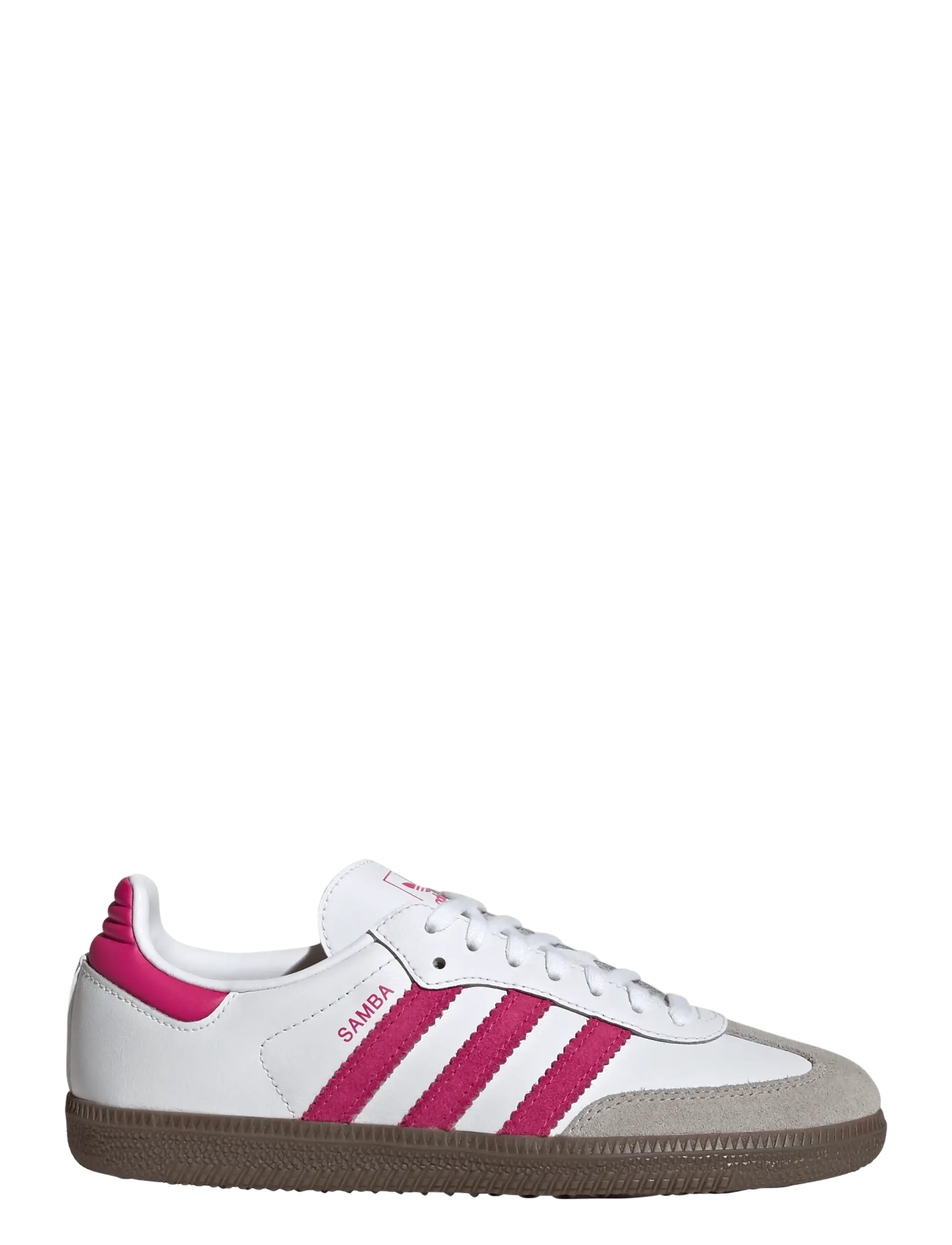 adidas Originals - SAMBA OG J - niedriger schnitt - ftwwht/reamag/gum5 - 1