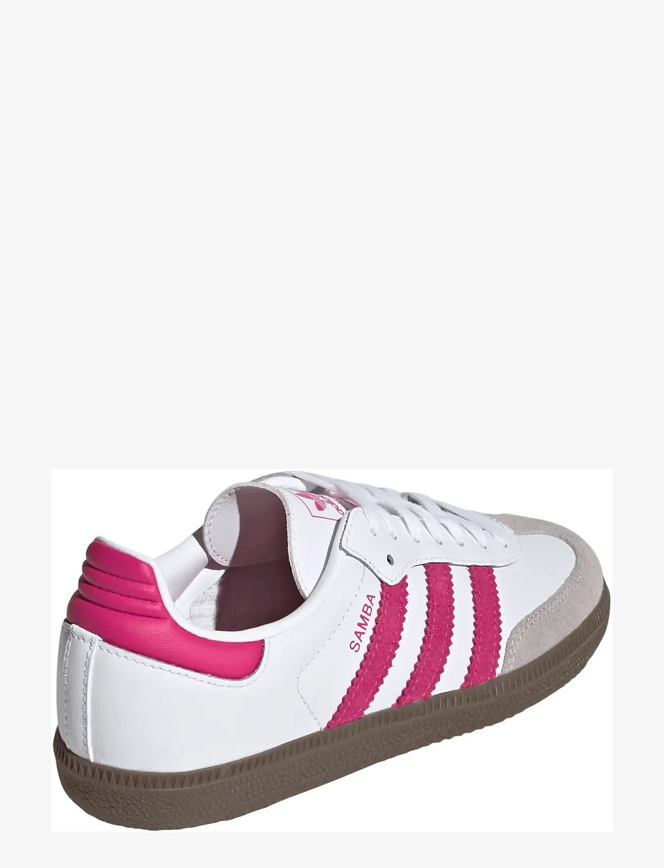 adidas Originals - SAMBA OG J - low-top sneakers - ftwwht/reamag/gum5 - 3