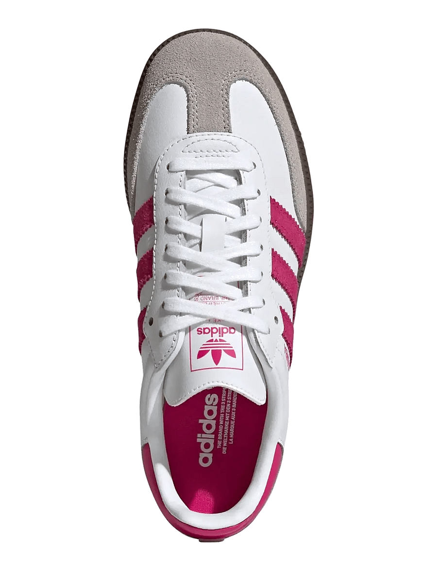 adidas Originals - SAMBA OG J - tennised - ftwwht/reamag/gum5 - 4