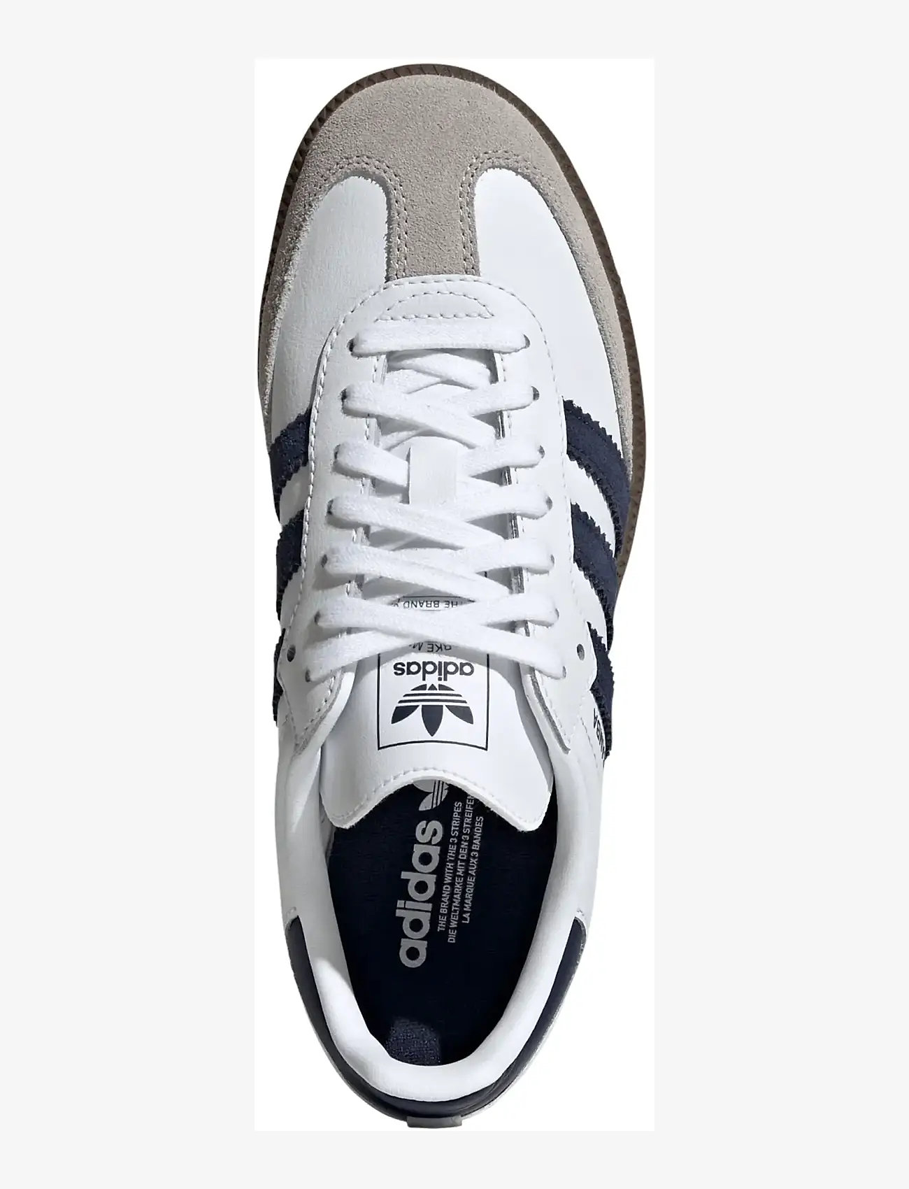 adidas Originals - SAMBA OG J - lave sneakers - ftwwht/nindig/gum5 - 4