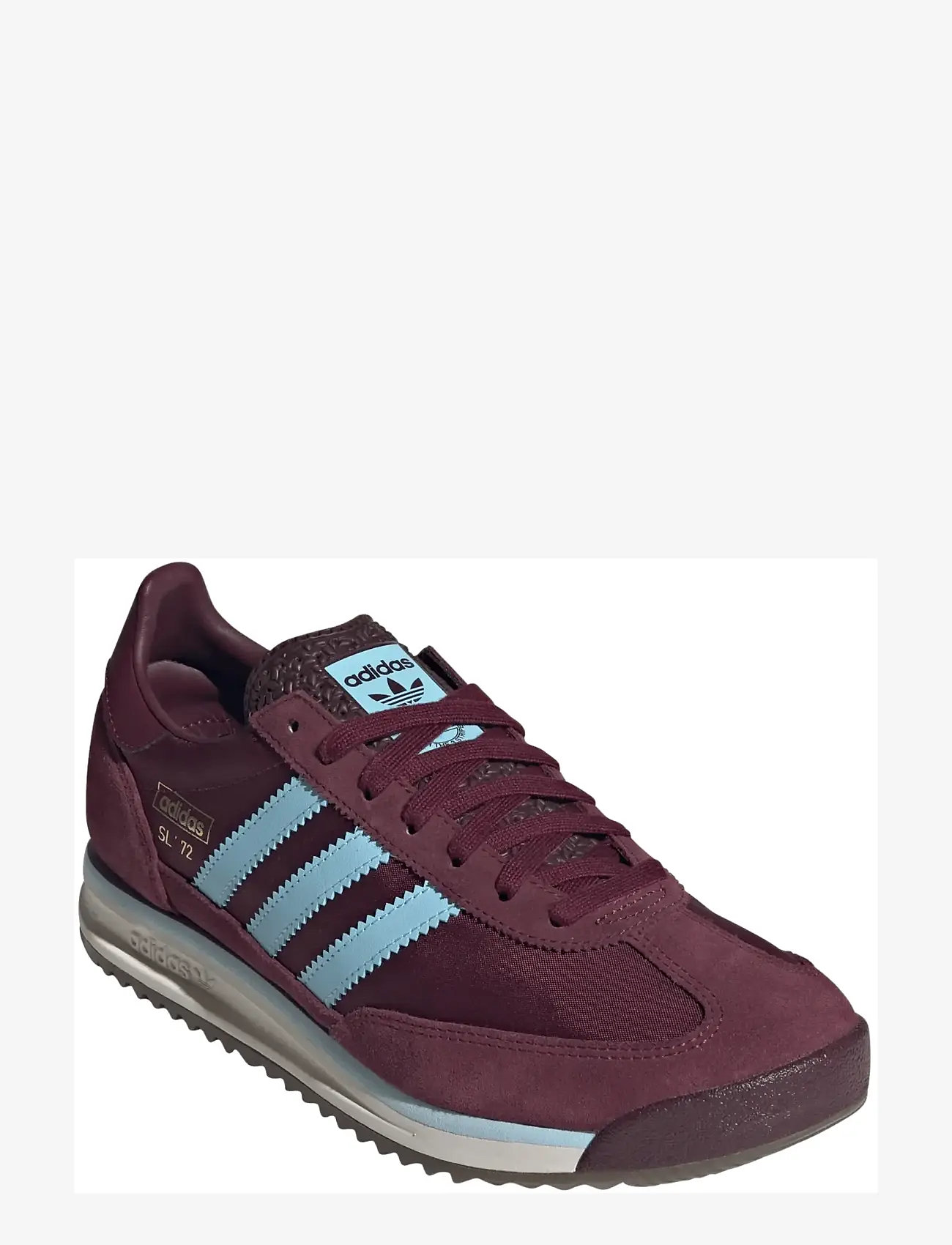 adidas Originals - SL 72 RS - kõrge säärega tossud - maroon/iceblu/gum5 - 0