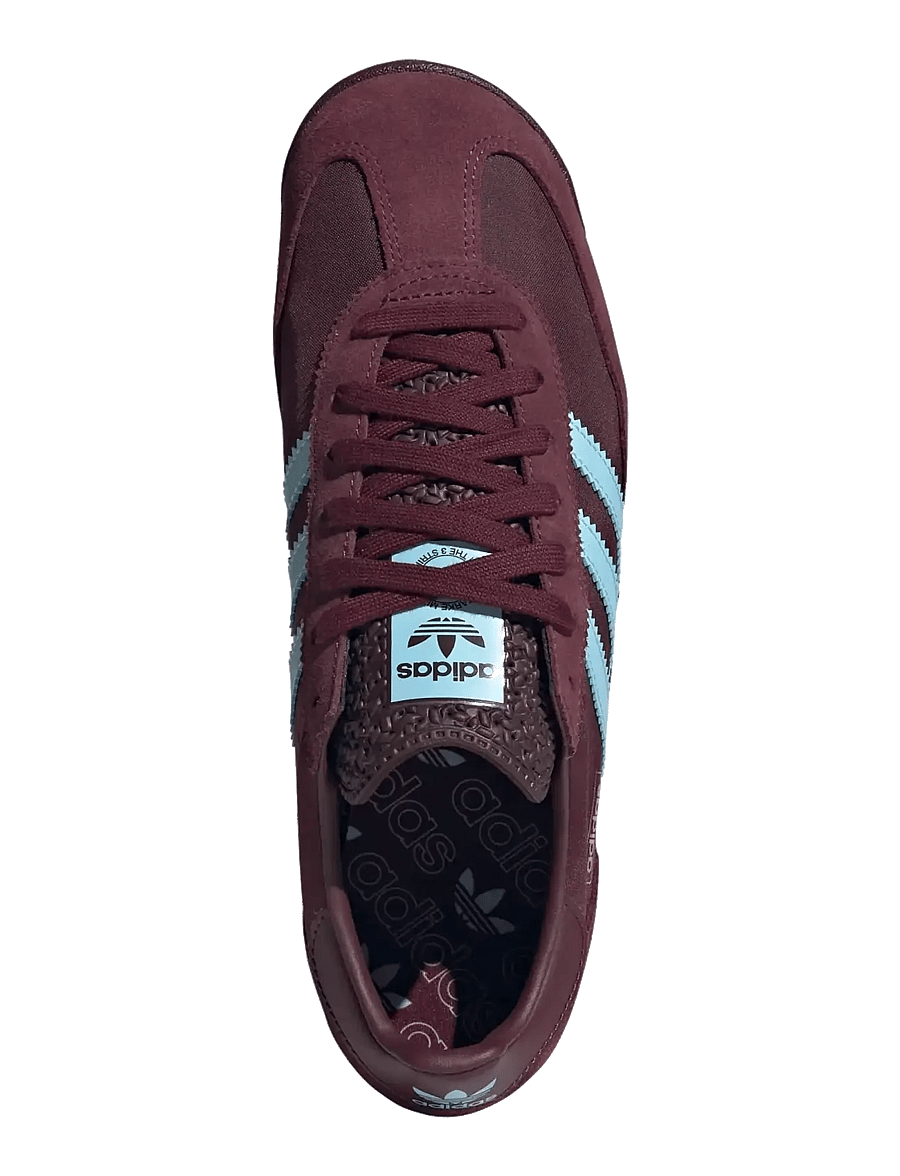 adidas Originals - SL 72 RS - niedriger schnitt - maroon/iceblu/gum5 - 4