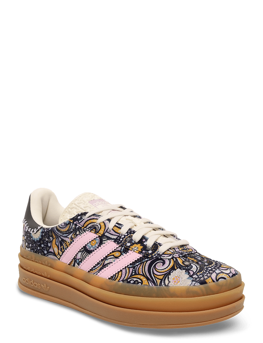 adidas Originals - GAZELLE BOLD J - lave sneakers - utiblk/orcfus/gum1 - 0