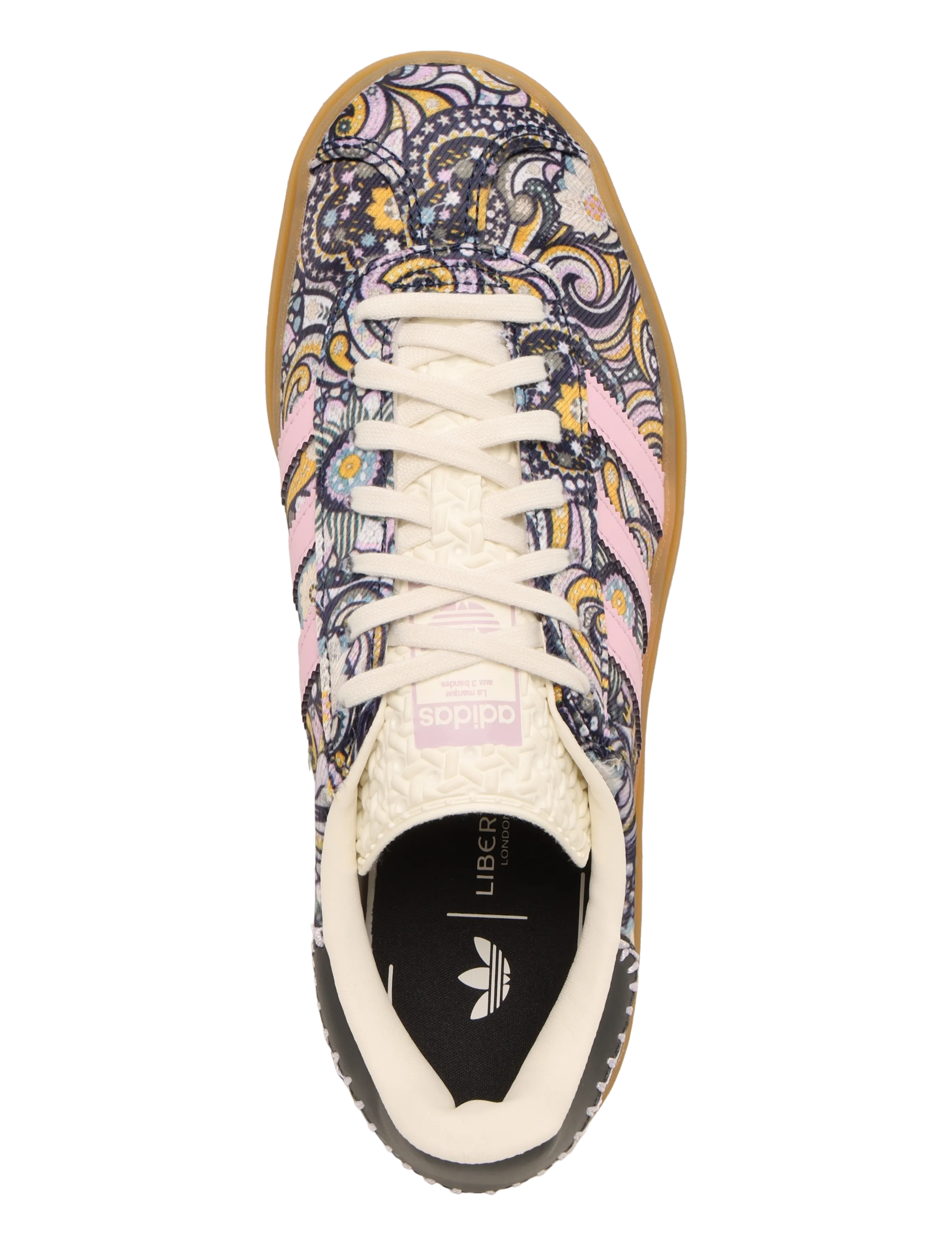 adidas Originals - GAZELLE BOLD J - lave sneakers - utiblk/orcfus/gum1 - 3