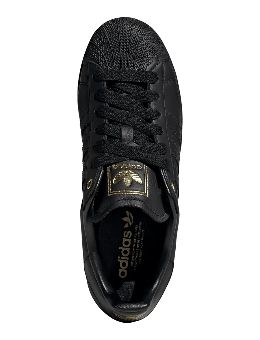 adidas Originals - SUPERSTAR II - lave sneakers - cblack/cblack/goldmt - 3