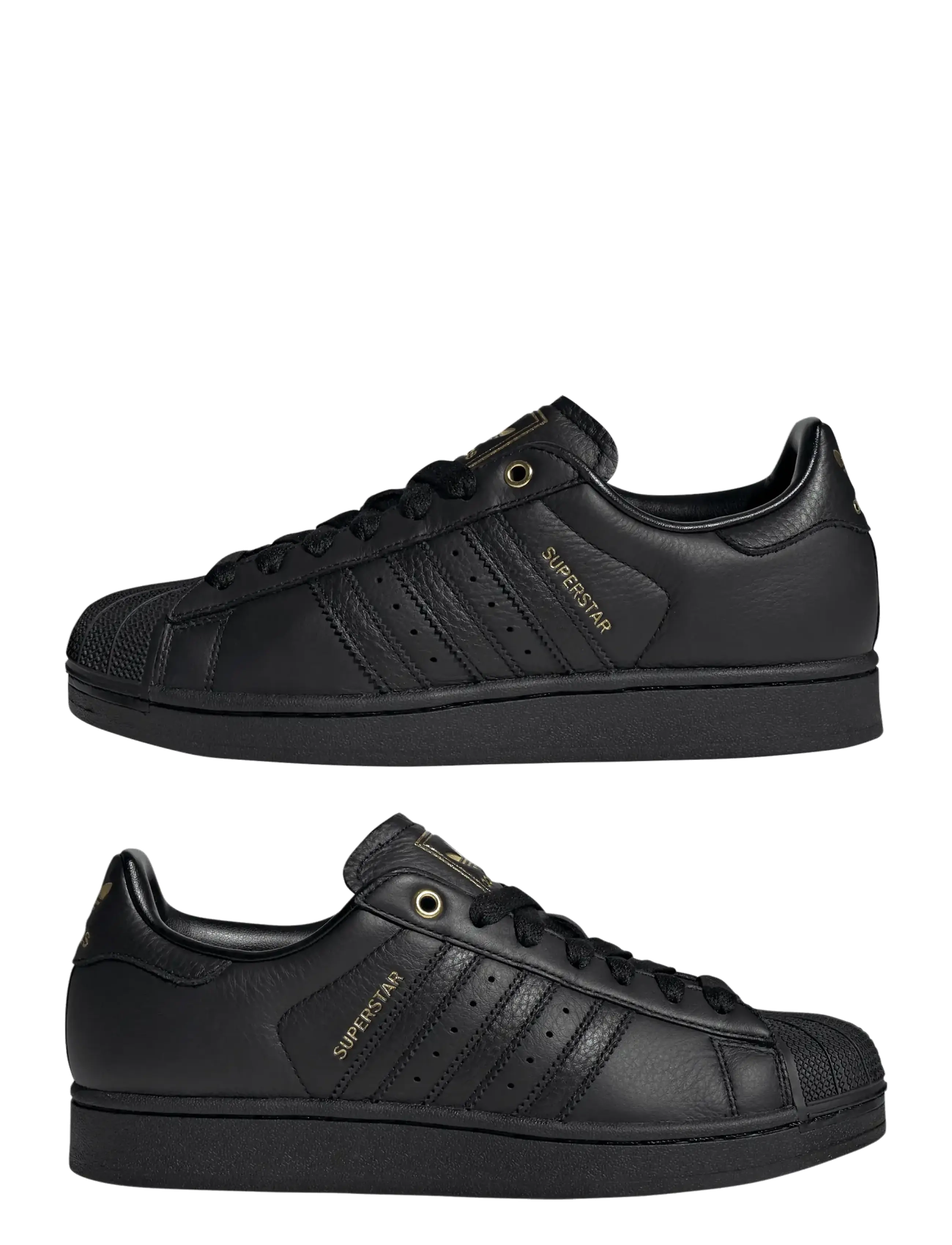 adidas Originals - SUPERSTAR II - lave sneakers - cblack/cblack/goldmt - 5