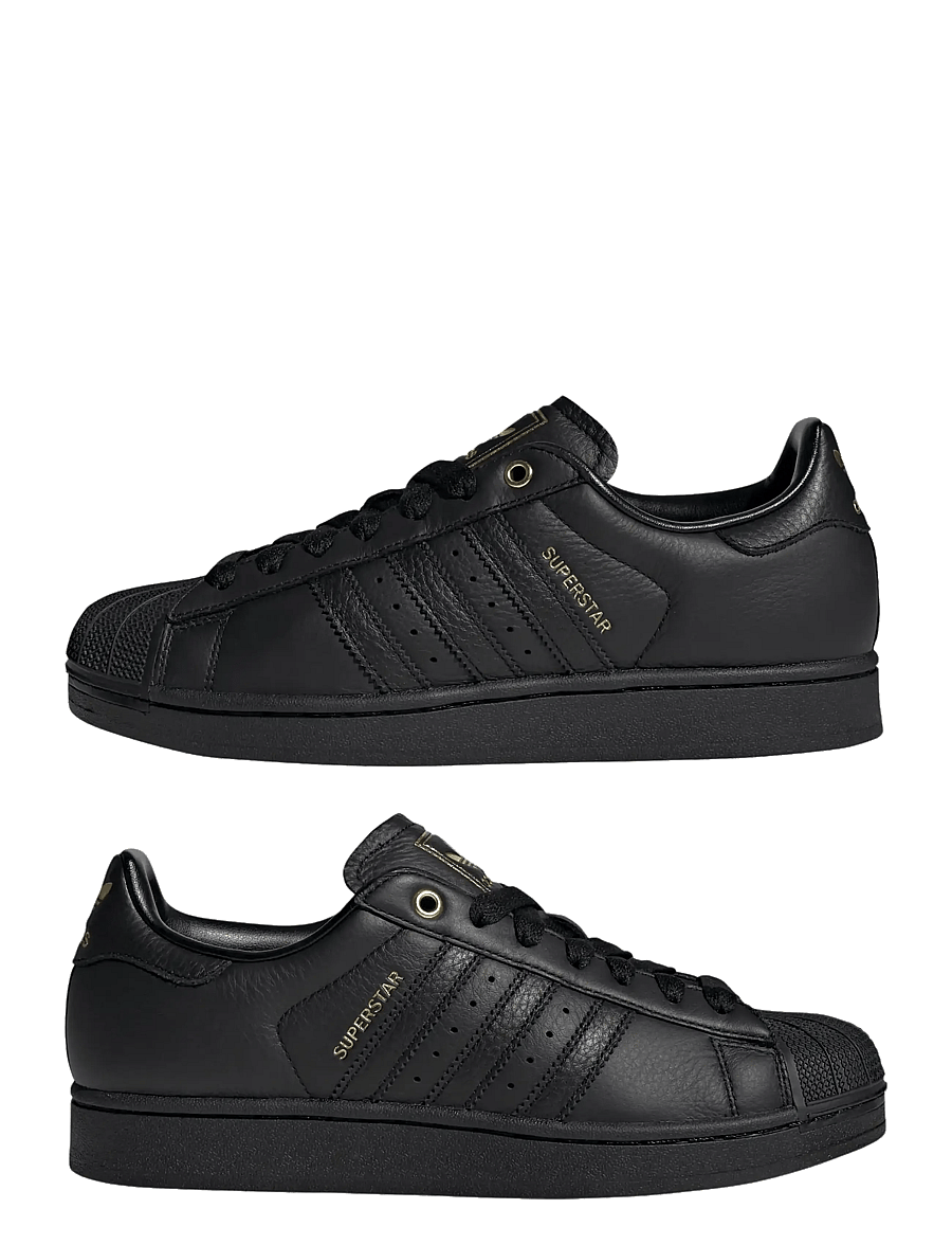 adidas Originals - SUPERSTAR II - lave sneakers - cblack/cblack/goldmt - 5