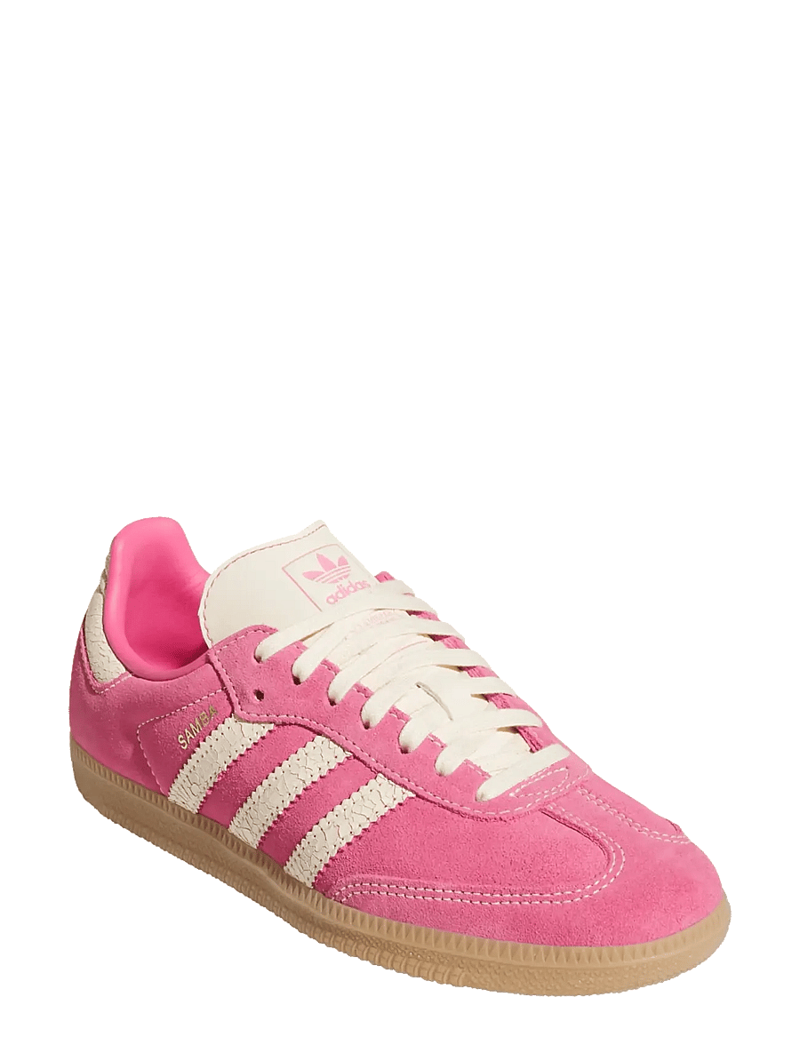 adidas Originals - SAMBA OG J - lave sneakers - pnkfus/warvan/gum4 - 0