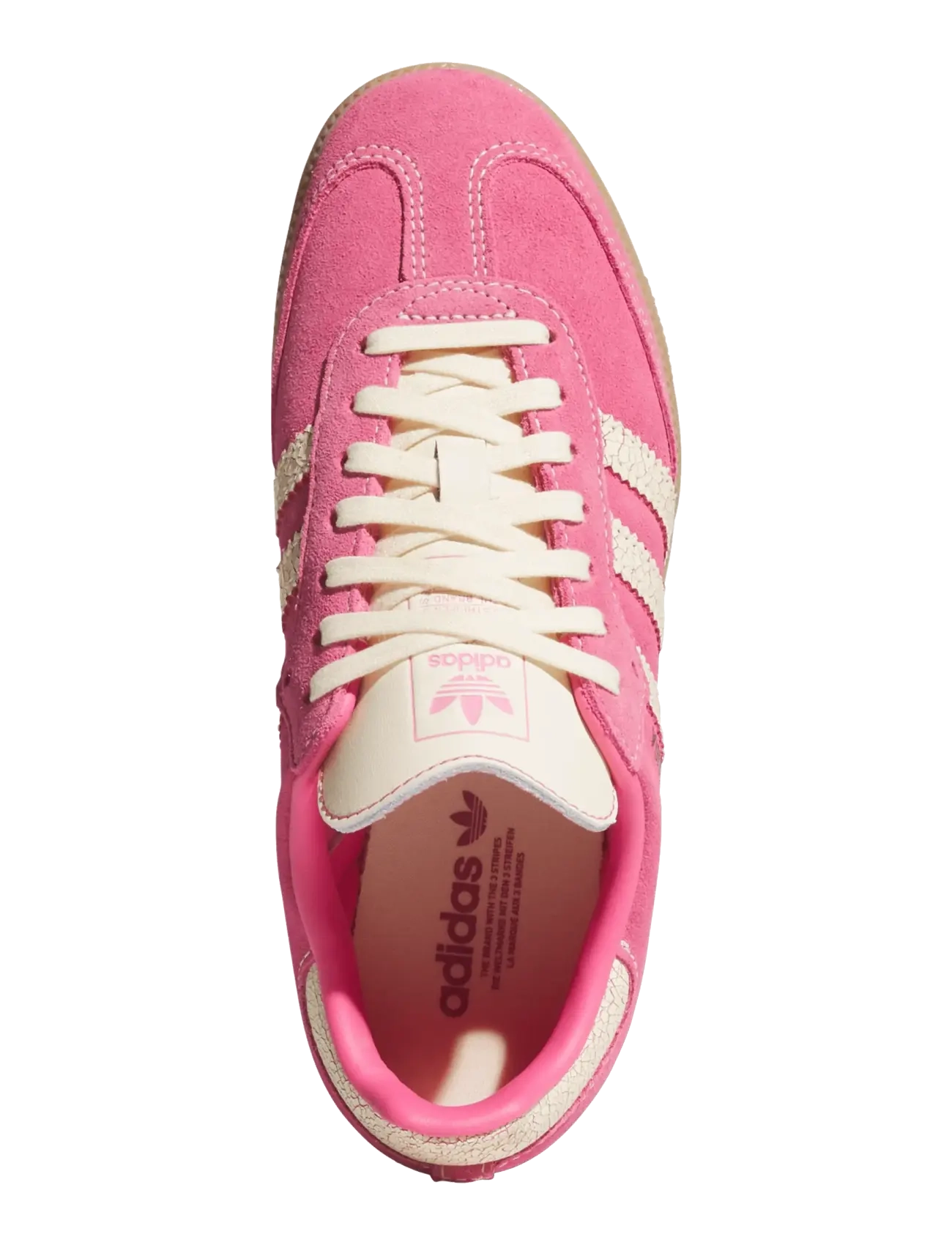 adidas Originals - SAMBA OG J - lave sneakers - pnkfus/warvan/gum4 - 3