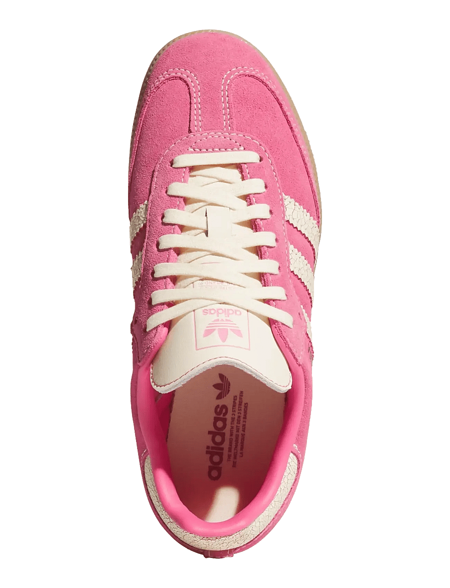 adidas Originals - SAMBA OG J - lave sneakers - pnkfus/warvan/gum4 - 3