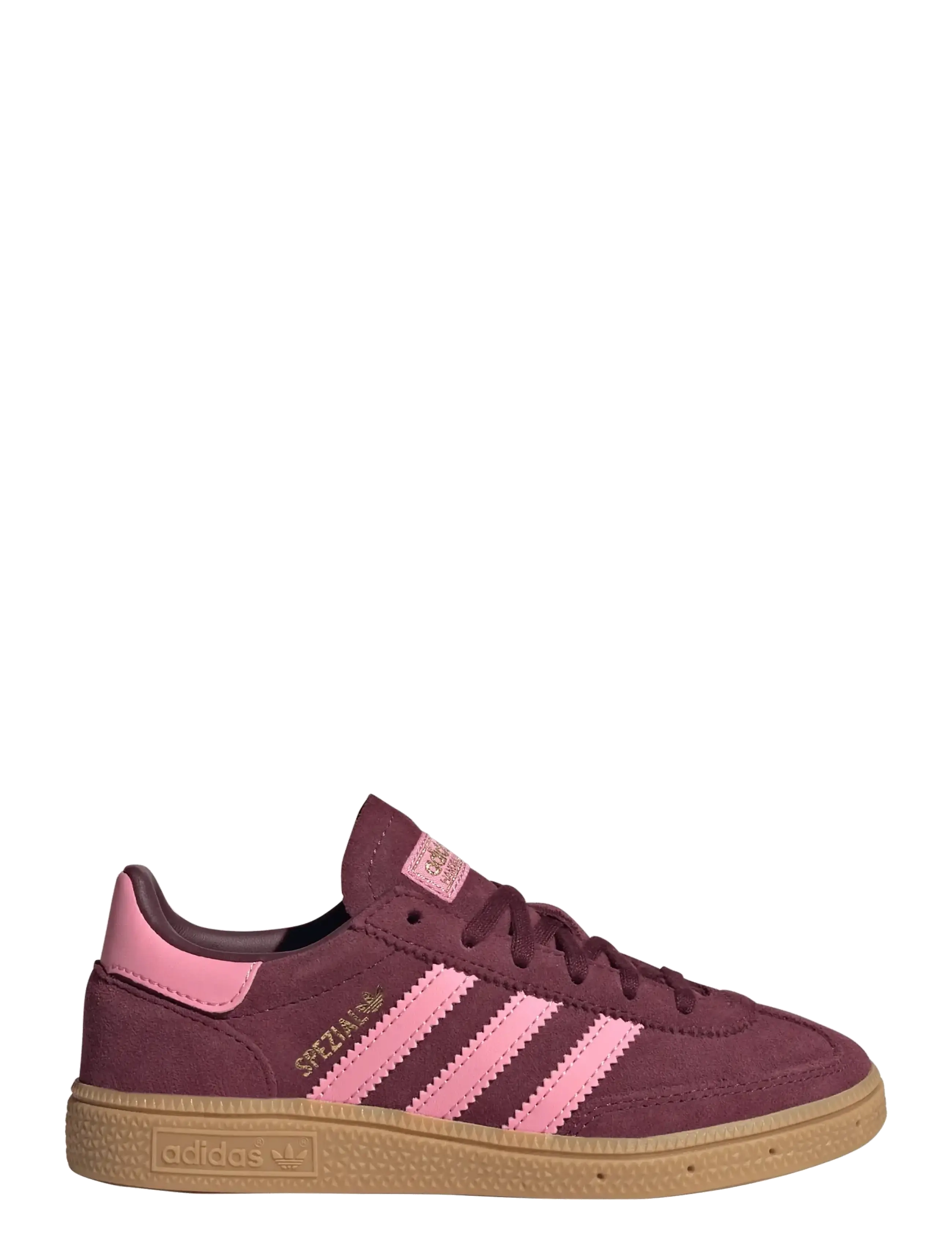 adidas Originals - HANDBALL SPEZIAL C - lave sneakers - maroon/blipnk/gum3 - 1