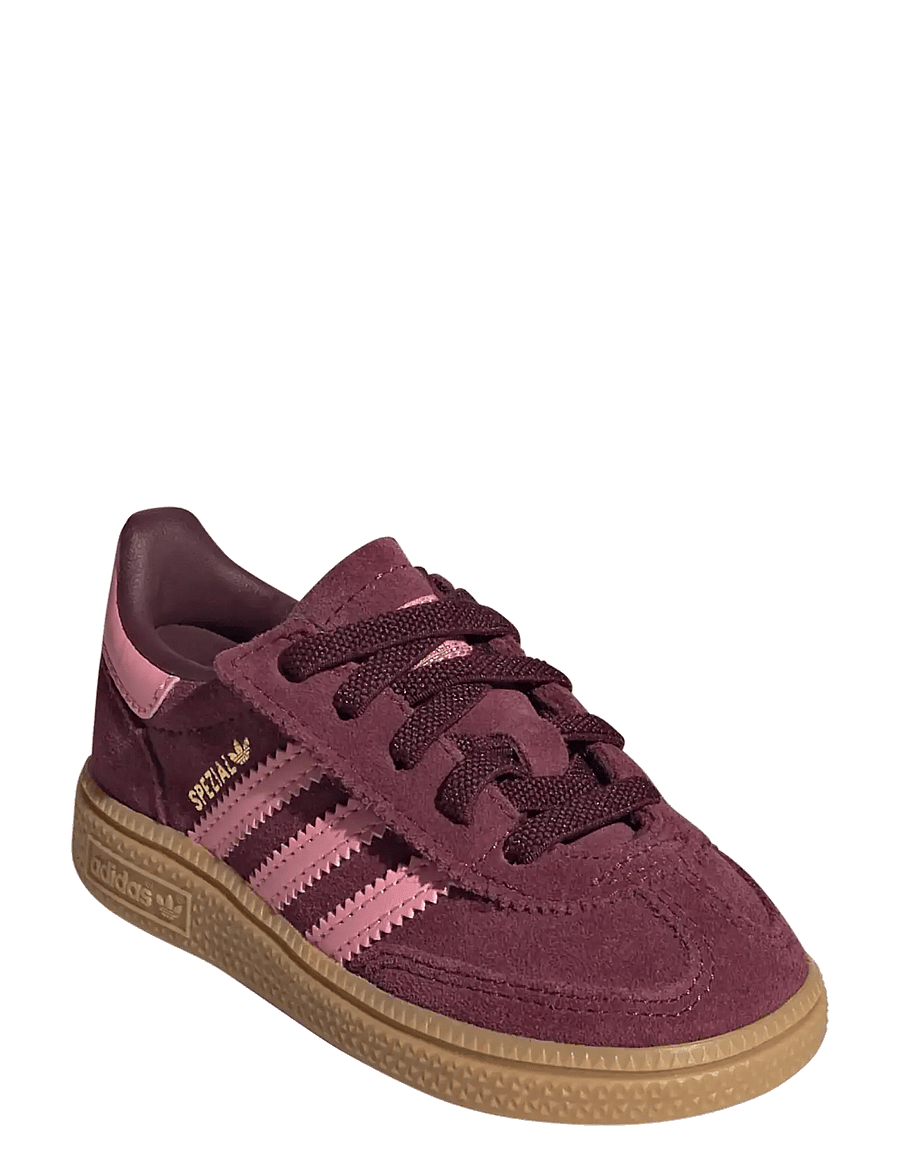 adidas Originals - HANDBALL SPEZIAL CF EL I - lave sneakers - maroon/blipnk/gum3 - 0